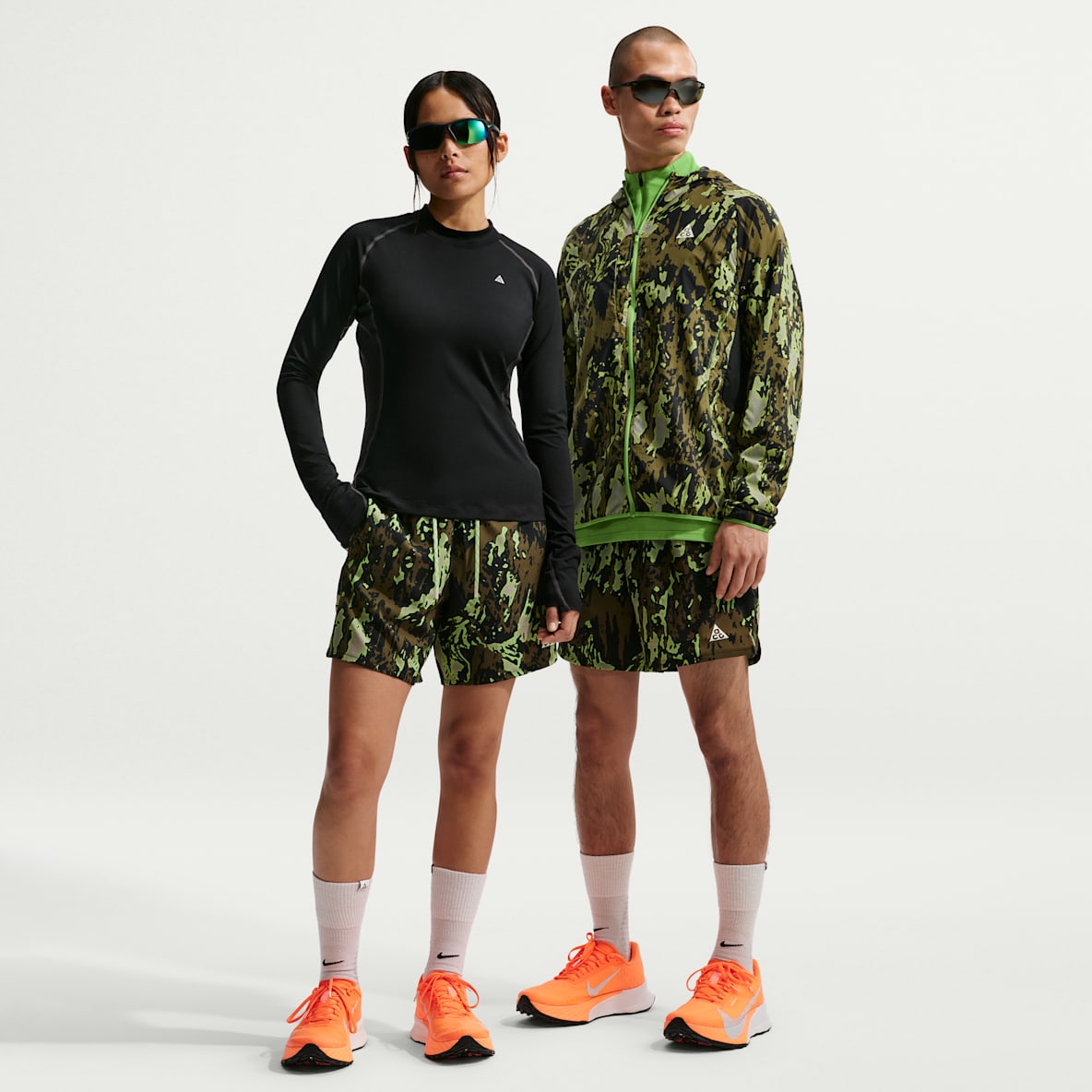 Nike ACG กางเกงวิ่งเทรลขาสั้น 6 นิ้วมีซับในผู้ชาย Dri-FIT