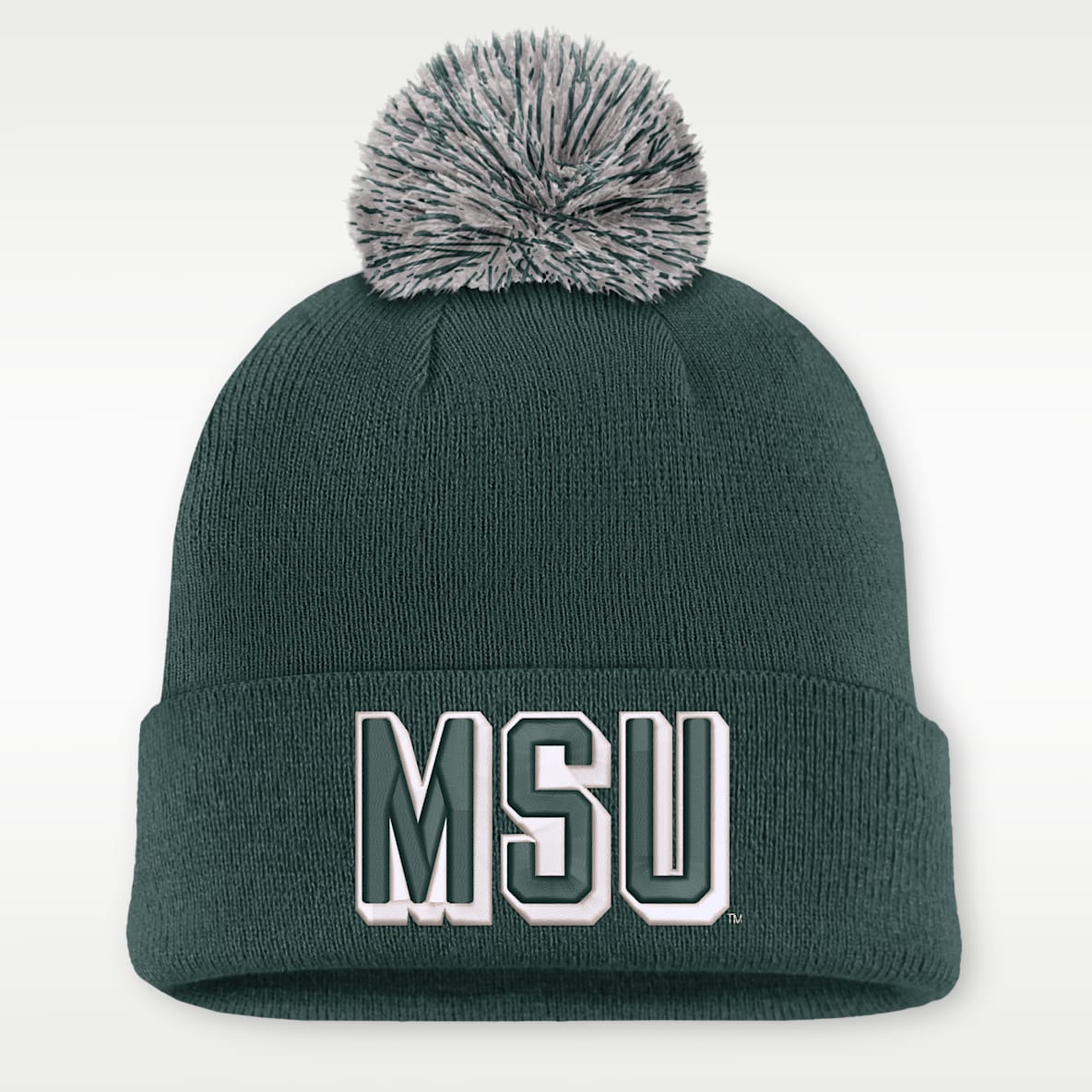 Michigan State Peak Men's Nike College Cuffed Beanie