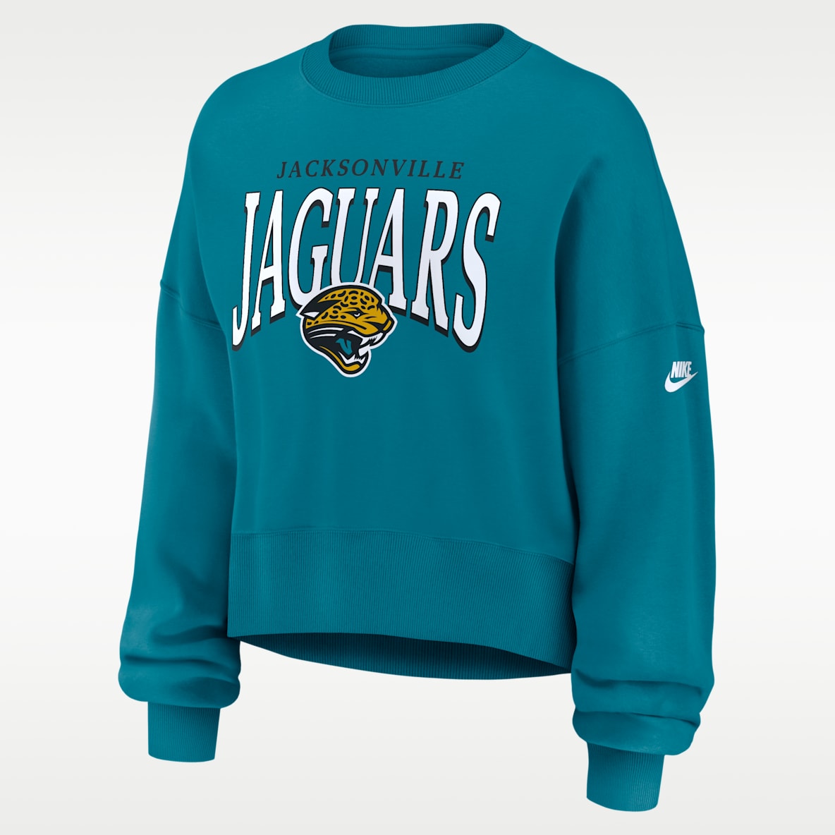 Jacksonville Jaguars Rewind Phoenix Women's Nike NFL Oversized Pullover Crew