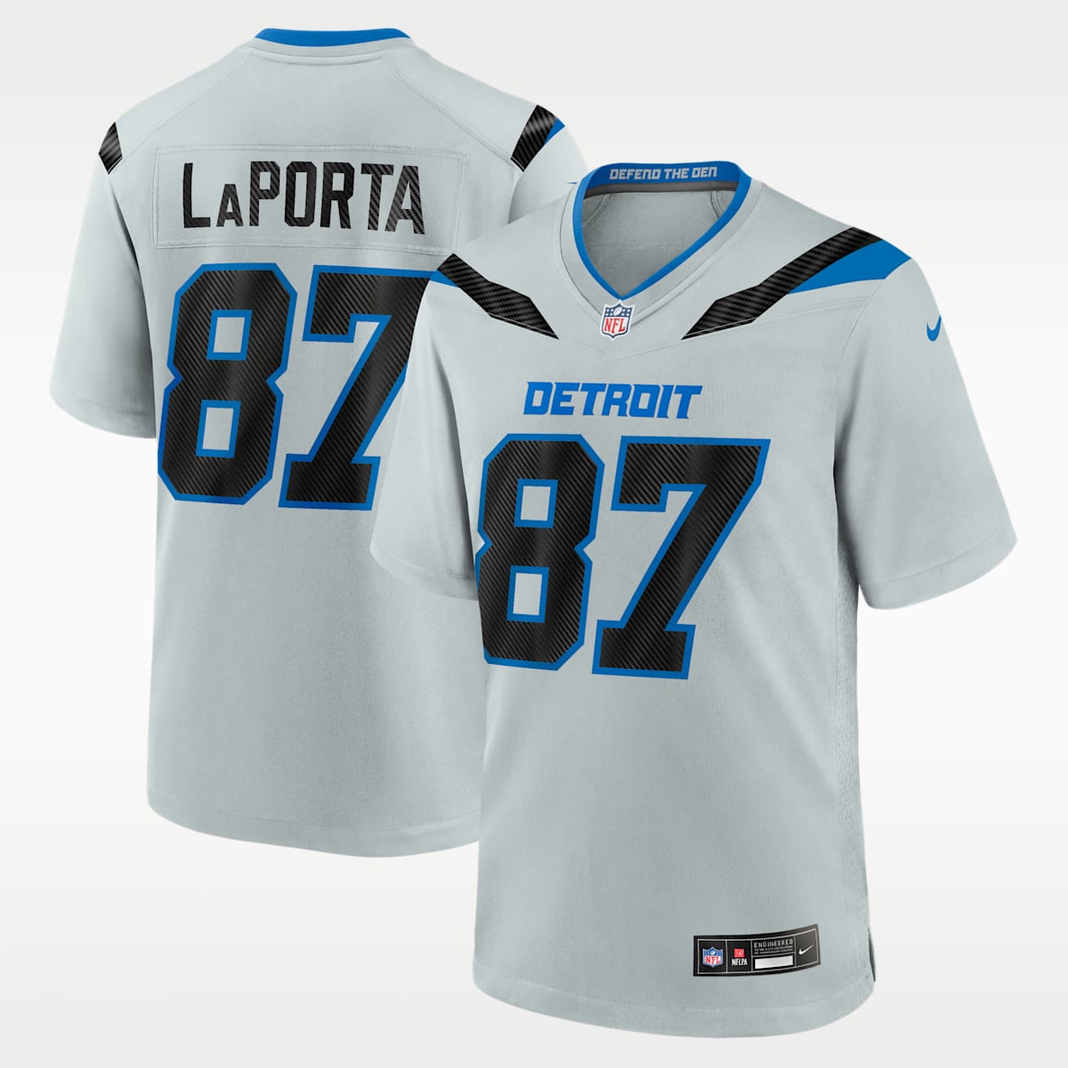 Sam LaPorta Detroit Lions Rivalries Collection Men's Nike NFL Game Jersey