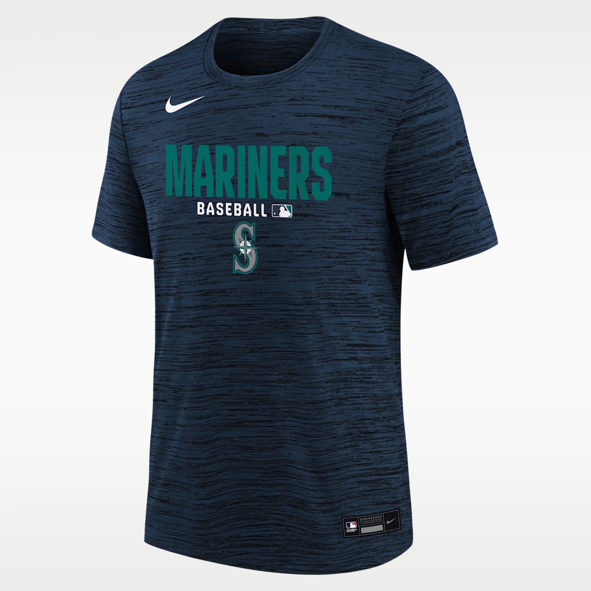 Seattle Mariners Authentic Collection Velocity T-Shirt Big Kids' Nike Dri-FIT MLB T-Shirt