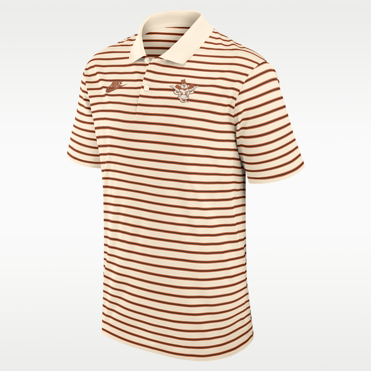 Texas Legacy Striped Polo universitaria Nike Dri-FIT para hombre
