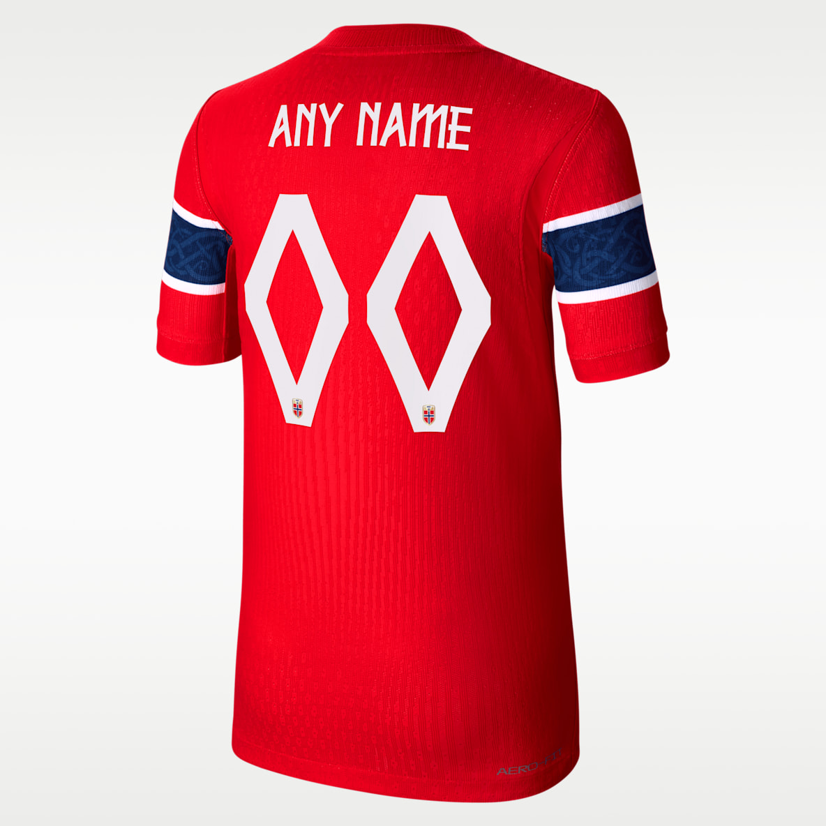 Norway 2026/27 Match Home Big Kids' Nike Aero-FIT Soccer Authentic Custom Jersey By You