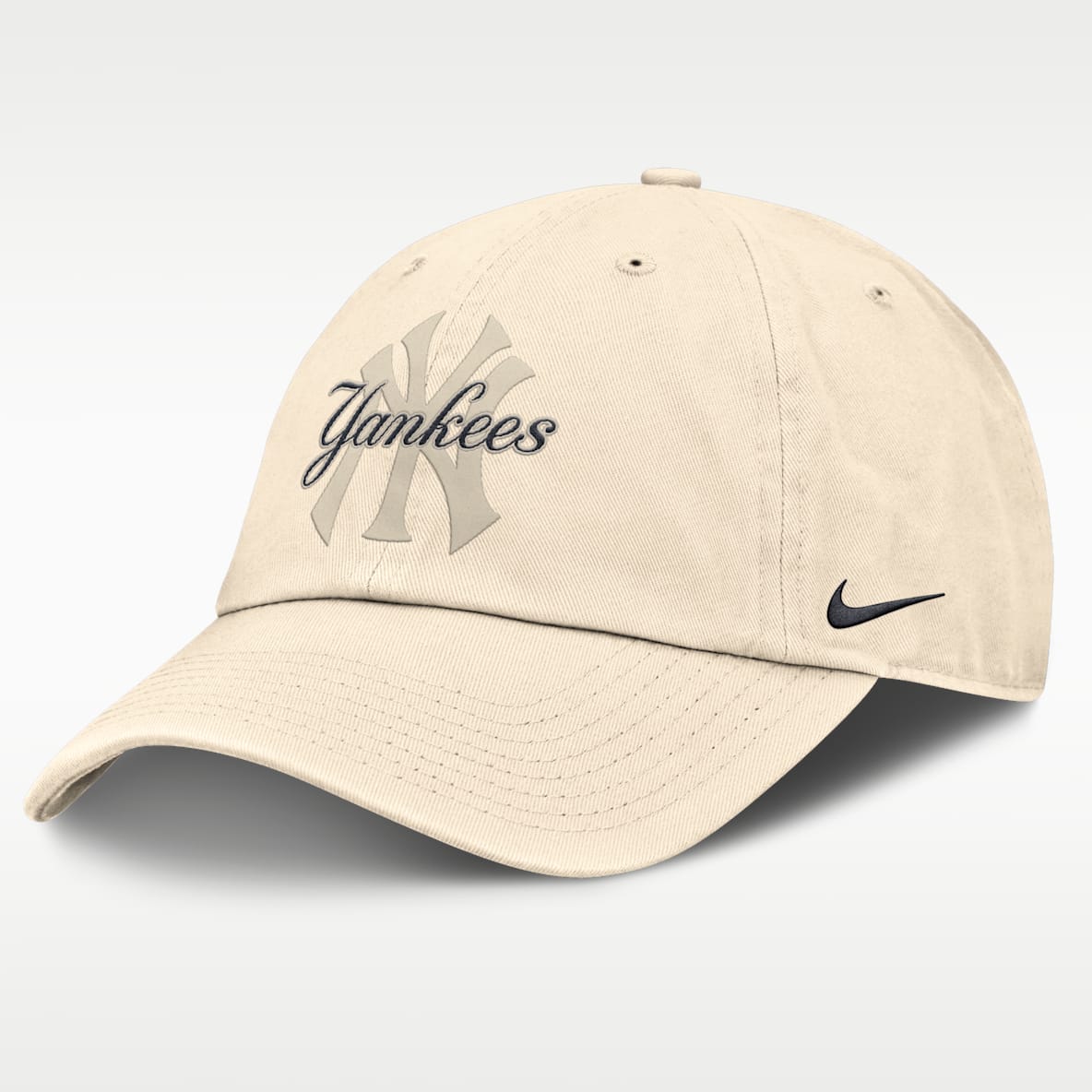 New York Yankees Gorra de algodón orgánico sin estructura para hombre Nike Statement Club