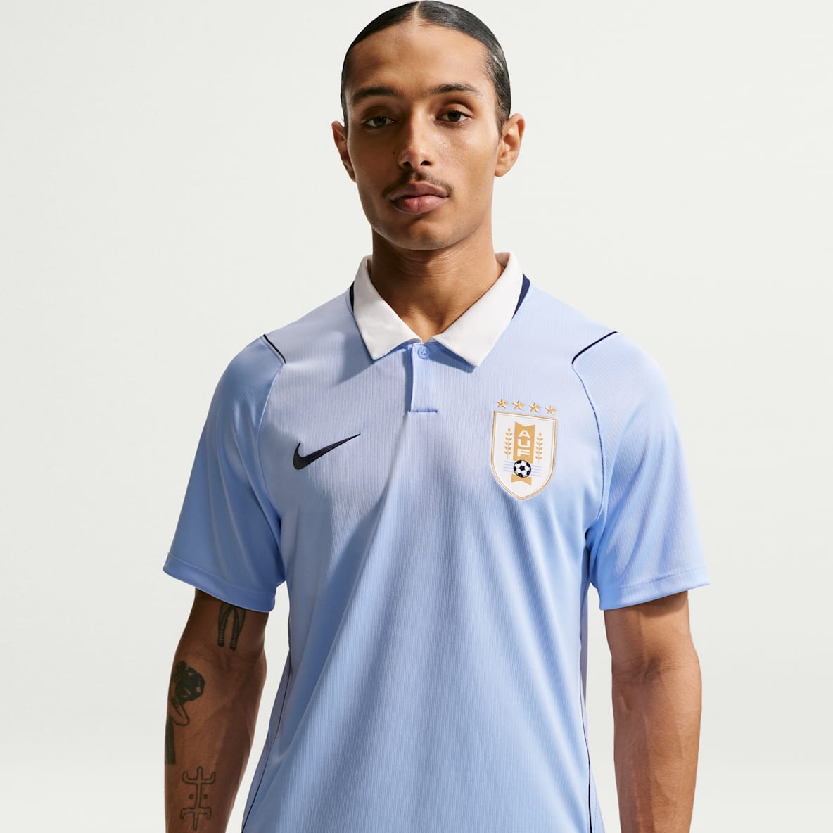 Uruguay 2026 Stadium (hemmaställ) Fotbollströja Nike Dri-FIT Replica för män