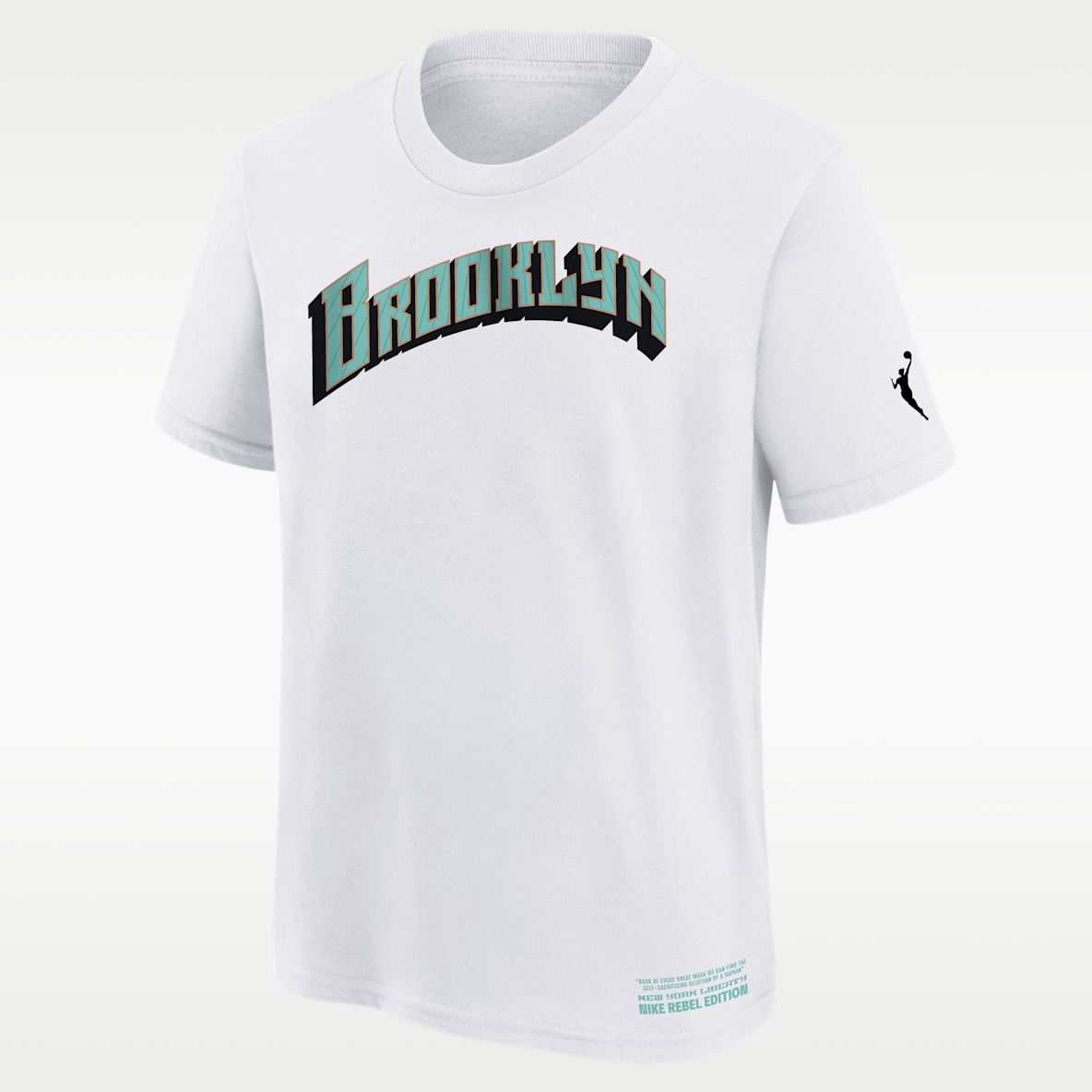 New York Liberty Rebel Edition Big Kids' Nike WNBA T-Shirt