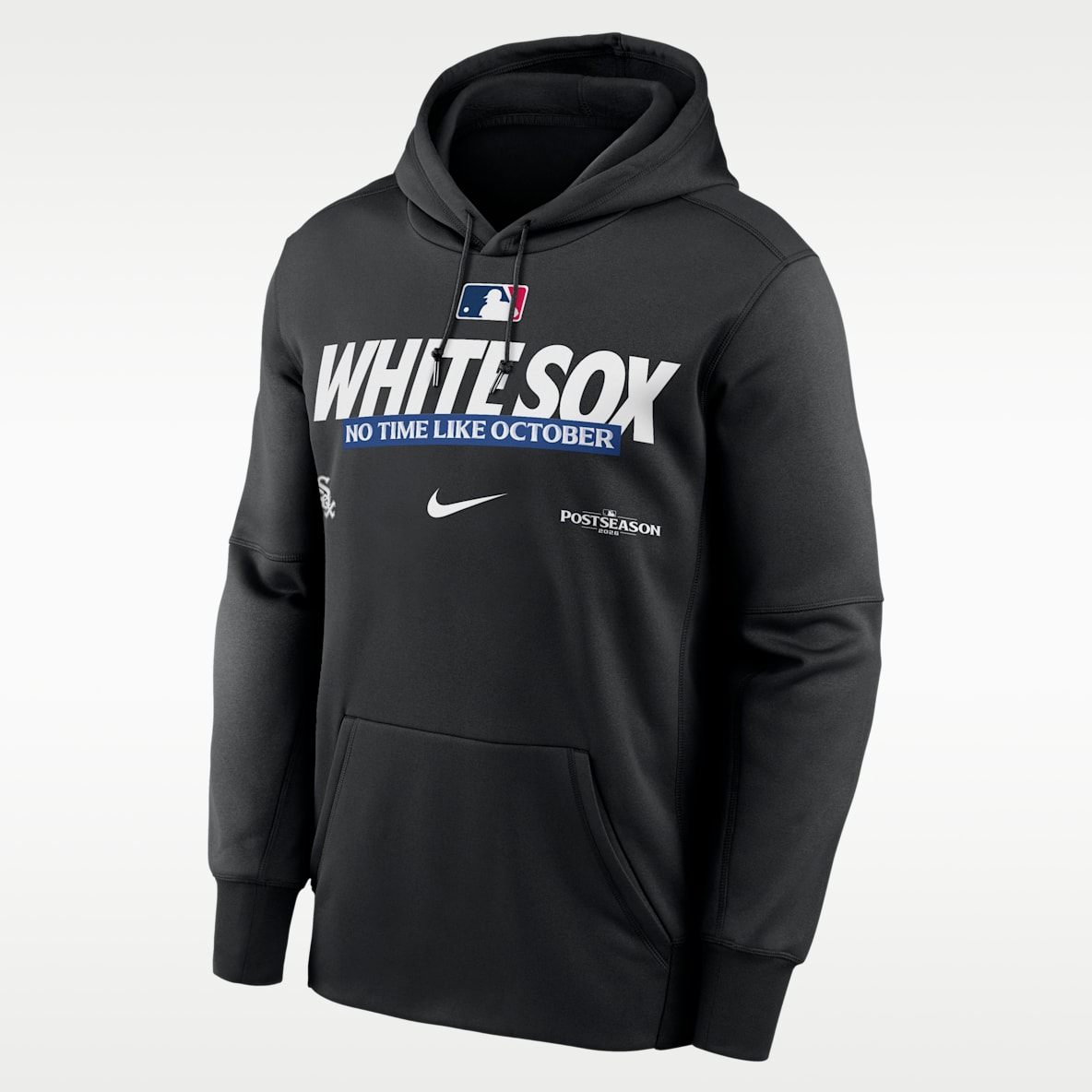 Chicago White Sox 2026 Postseason Authentic Collection Men's Nike Therma-FIT MLB Pullover Hoodie