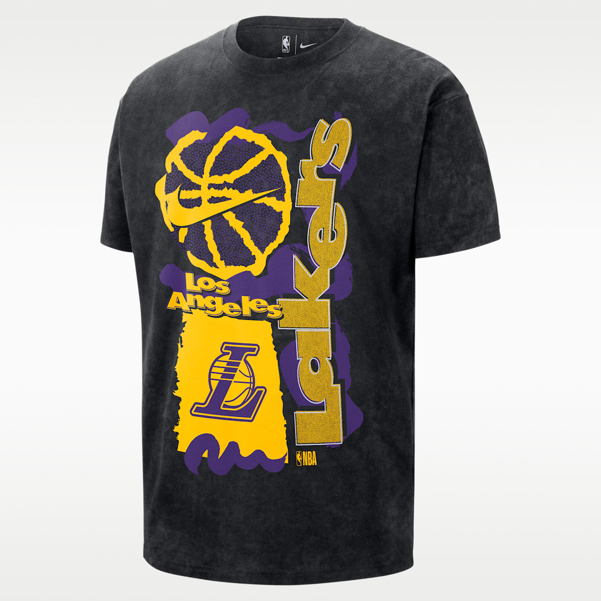 Los Angeles Lakers Courtside Men's Nike NBA Max90 T-Shirt