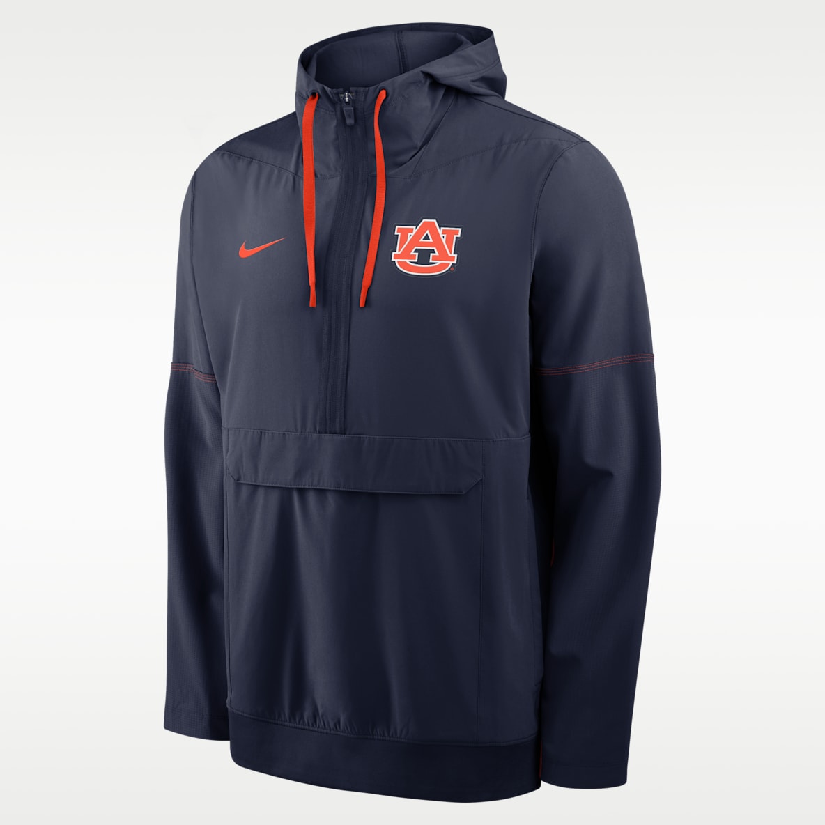 Auburn Sideline Anorak Men's Nike College 1/2-Zip Hooded Jacket