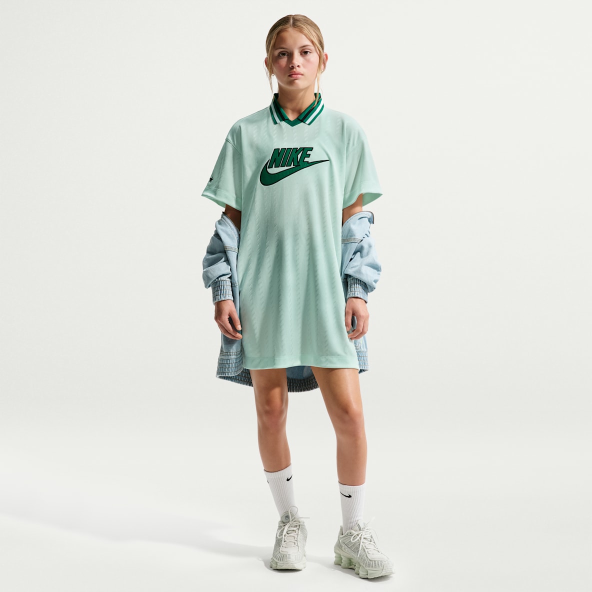 Nike Sportswear Older Kids' (Girls') Short-Sleeve Jersey Dress