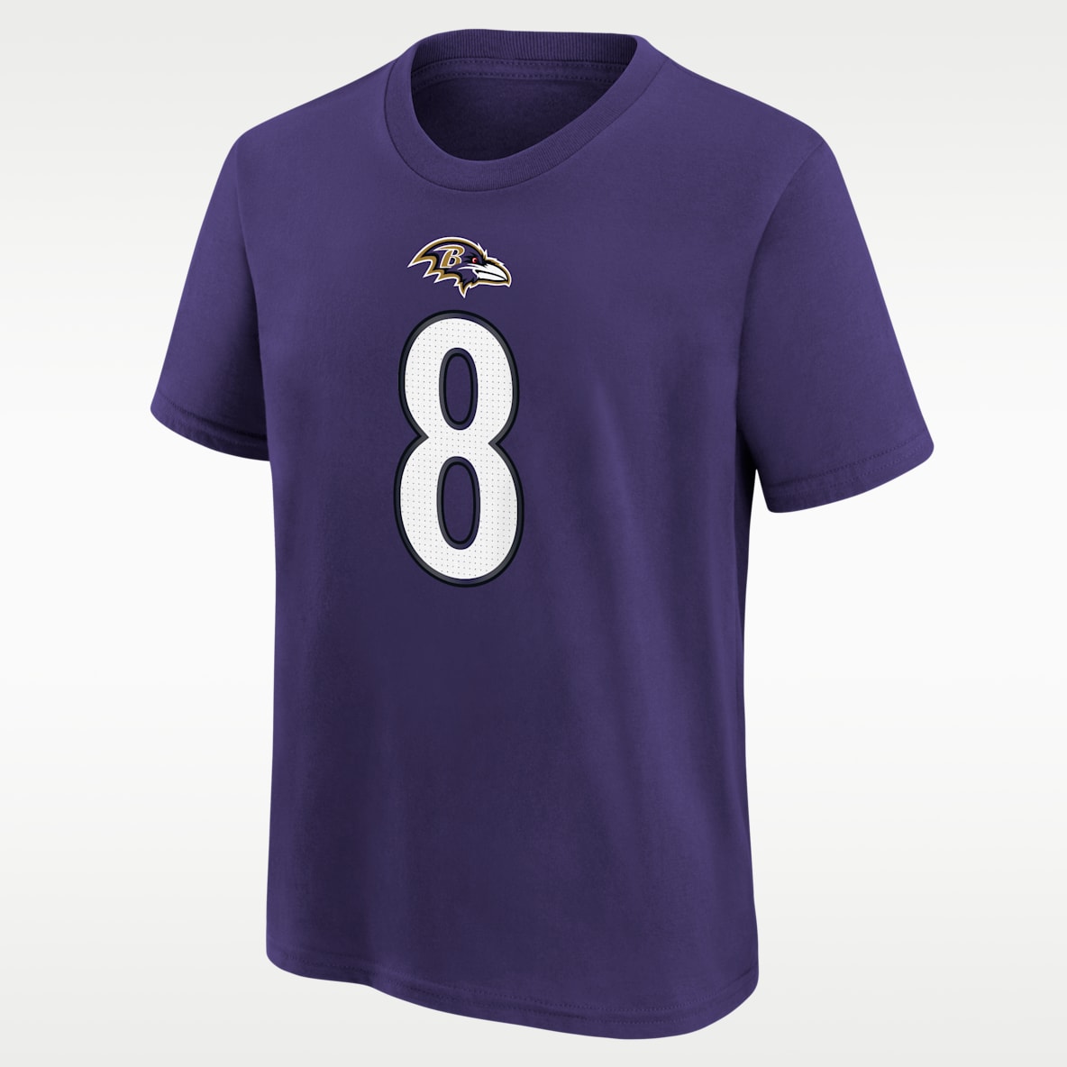 Lamar Jackson Baltimore Ravens Big Kids' Short-Sleeve T-Shirt