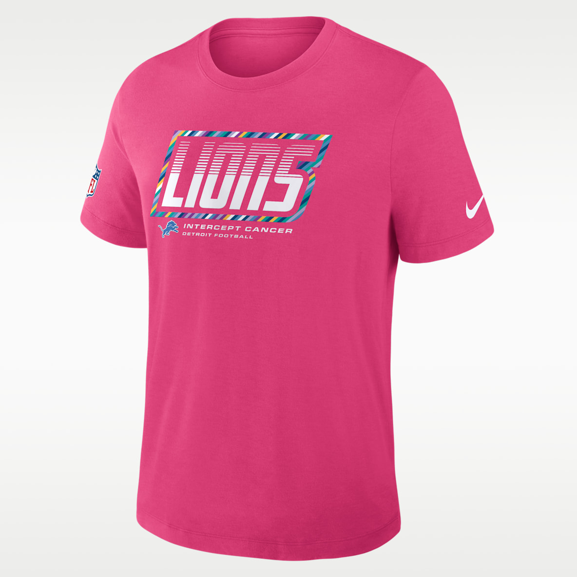 Detroit Lions Crucial Catch Sideline Men's Nike Dri-FIT NFL T-Shirt