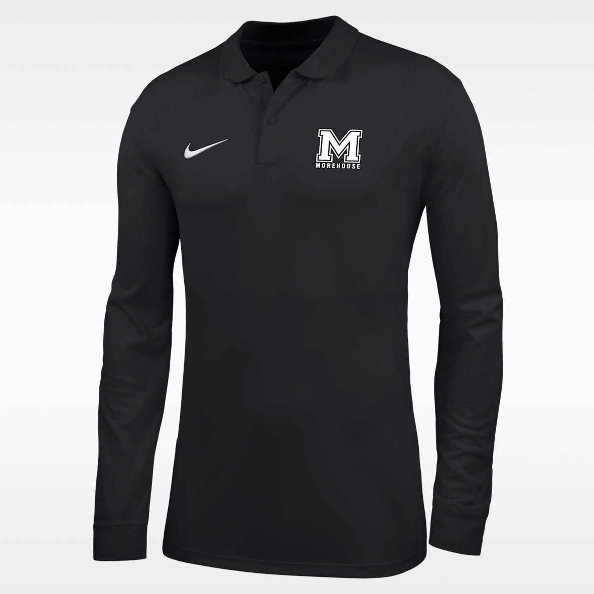 Nike College (Morehouse College) Men's Dri-FIT Long-Sleeve Polo