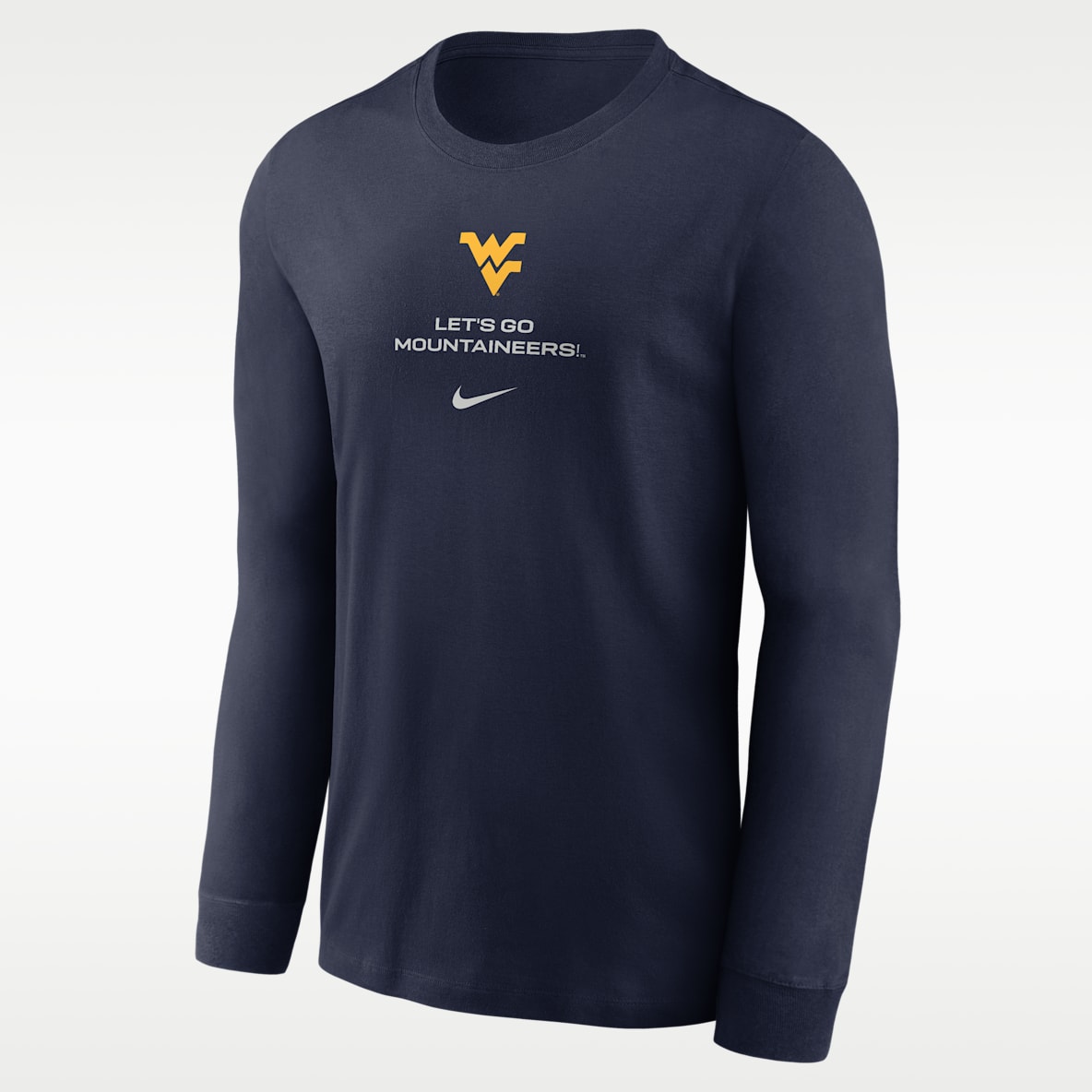West Virginia Sideline Men's Nike Dri-FIT College Long-Sleeve T-Shirt