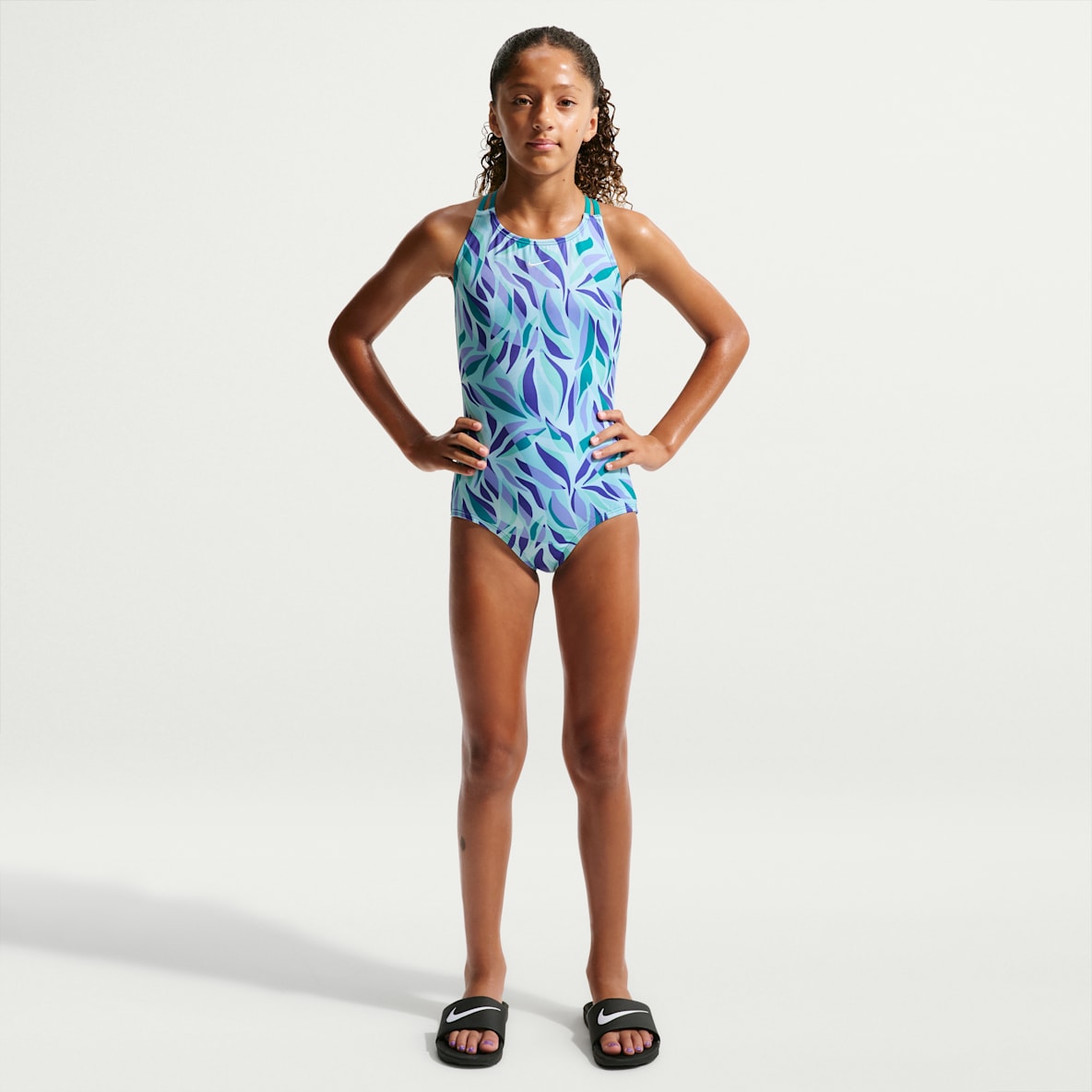 Nike Swim Big Kids' (Girls') Spiderback One Piece