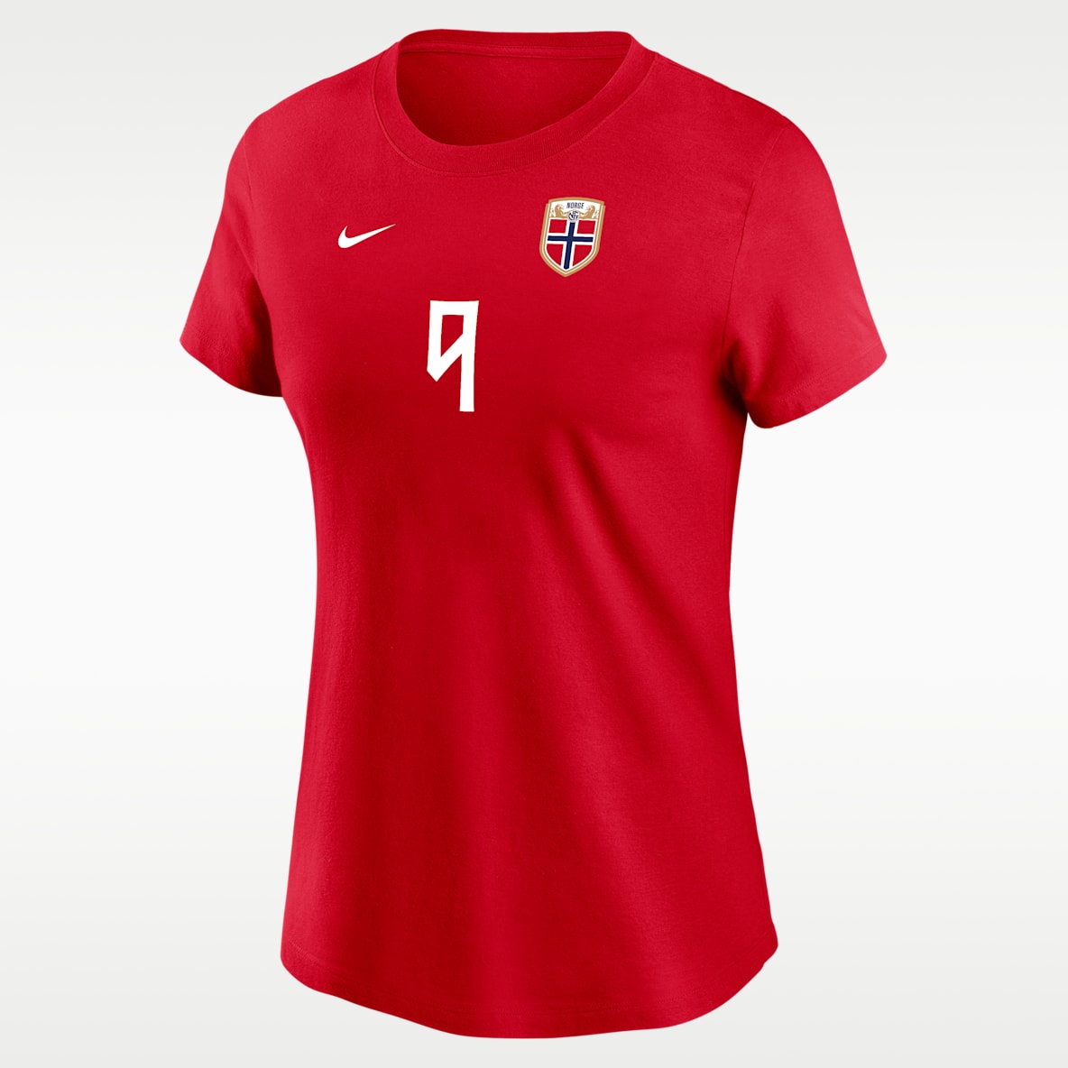 Erling Haaland Norway Women's Nike Soccer T-Shirt