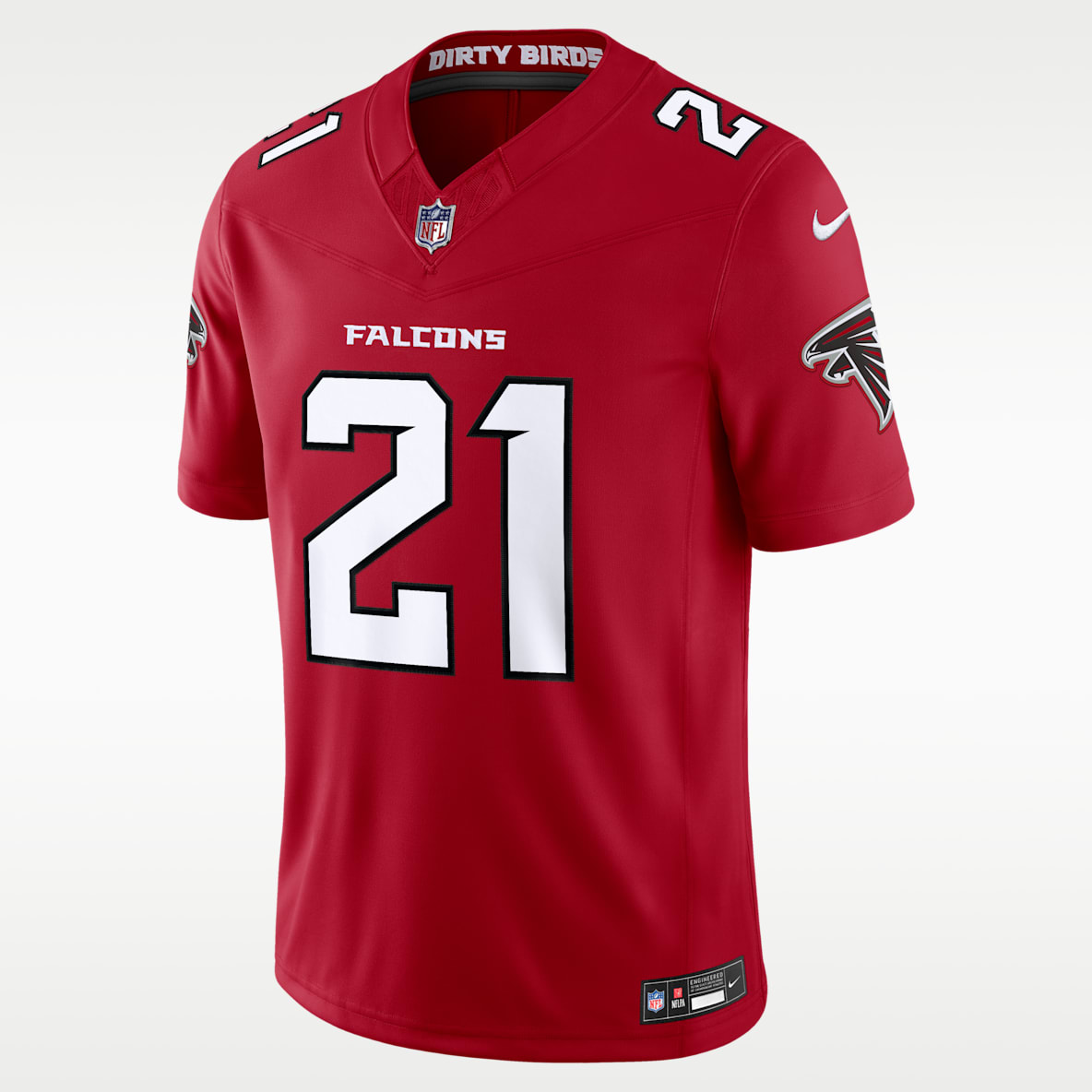 Deion Sanders Atlanta Falcons Retired Men's Nike Dri-FIT NFL Limited Jersey