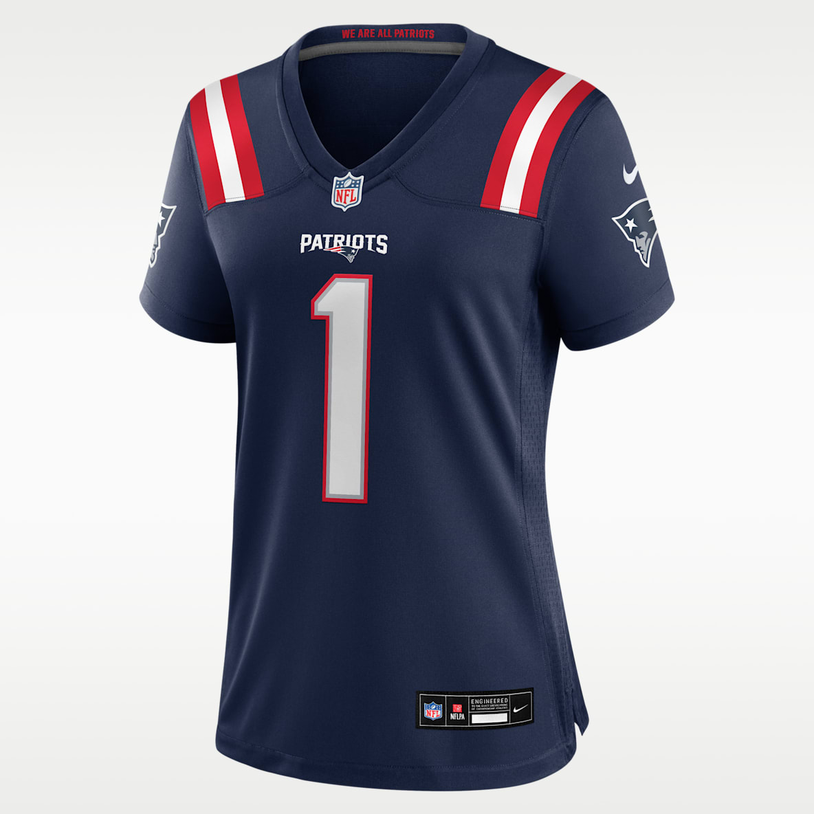 A.J. Brown New England Patriots Jersey Nike de la NFL Game para mujer