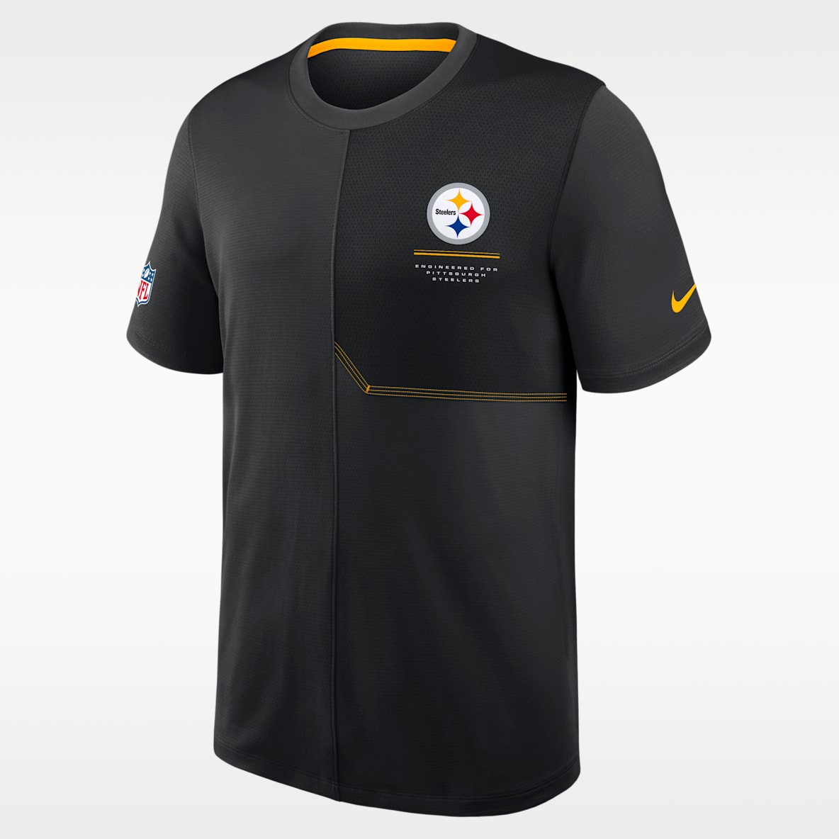Pittsburgh Steelers Sideline Coach Men's Nike Dri-FIT NFL Top