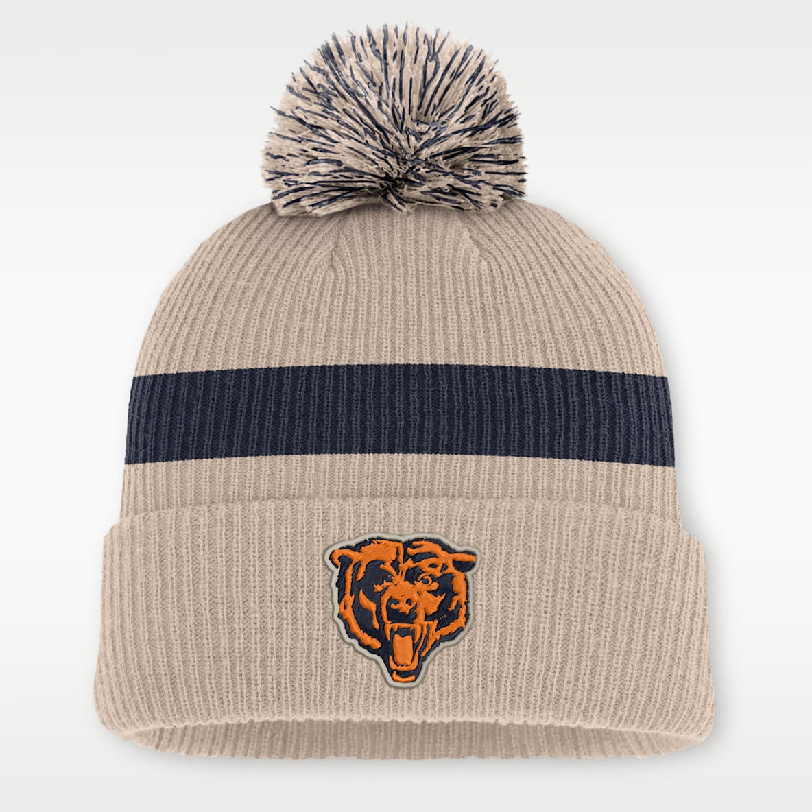 Chicago Bears Rewind Peak Men's Nike NFL Cuffed Pom Beanie
