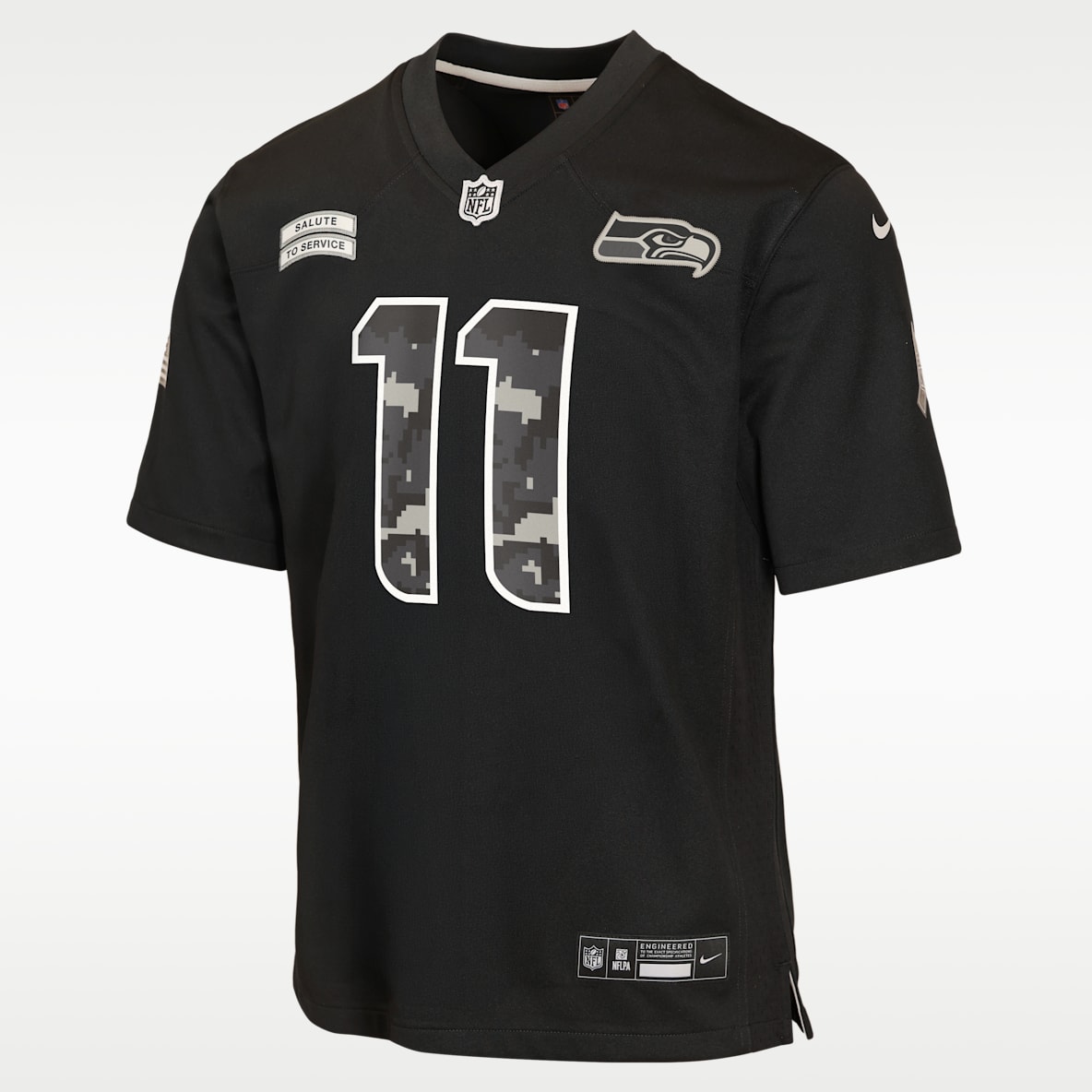 Jaxon Smith-Njigba Seattle Seahawks Salute to Service Big Kids' Nike NFL Game Jersey