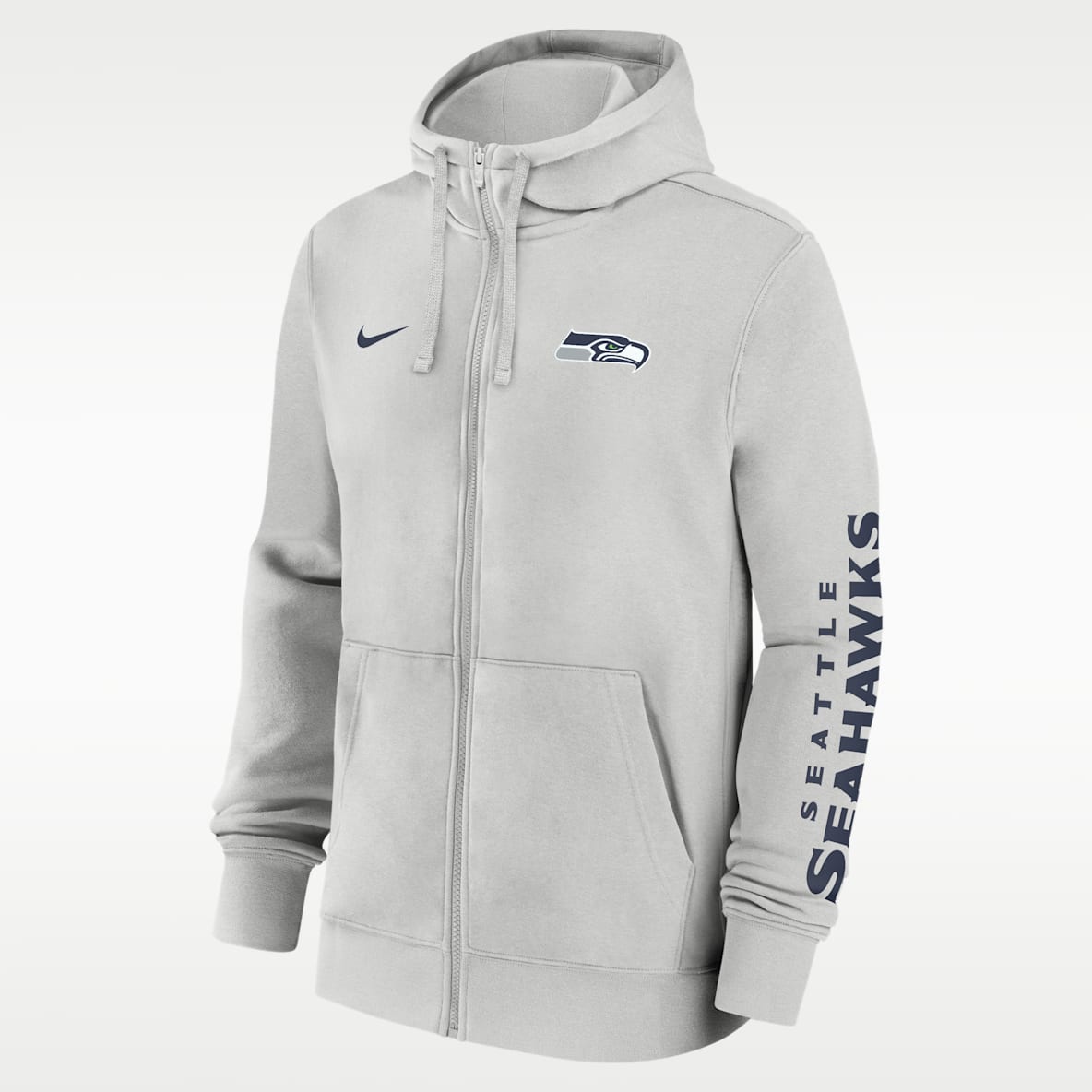 Seattle Seahawks Club Men's Nike NFL Full-Zip Hoodie