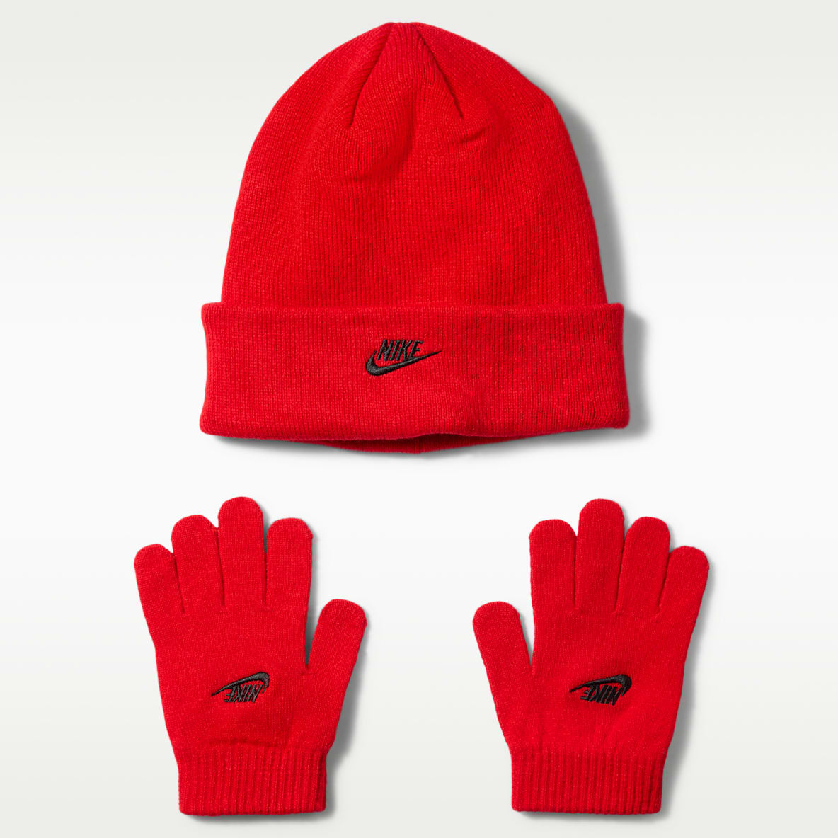 Nike Big Kids' Club Beanie and Gloves Set