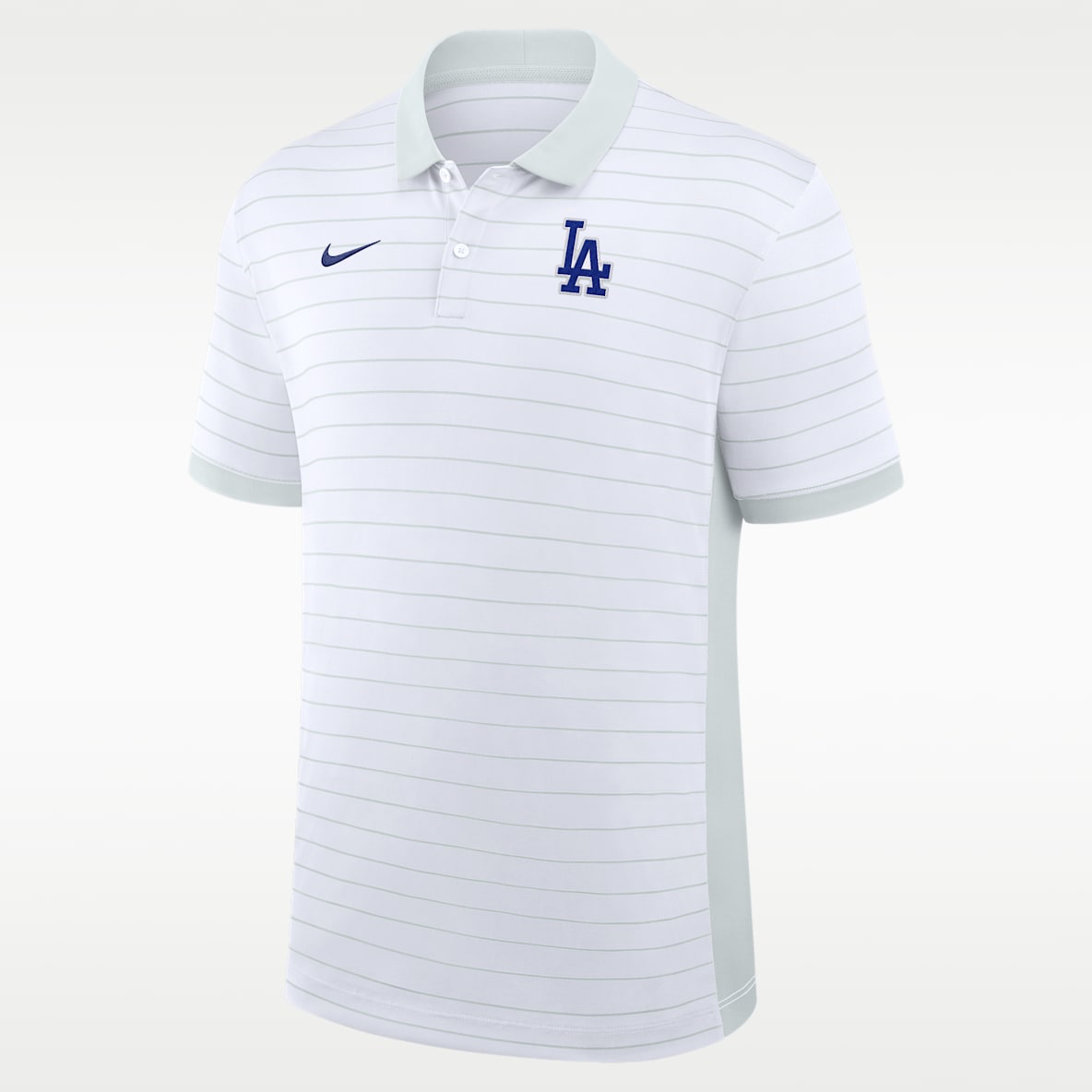 Los Angeles Dodgers, colección Authentic, serie Striped Victory Polo Nike Dri-FIT de la MLB para hombre