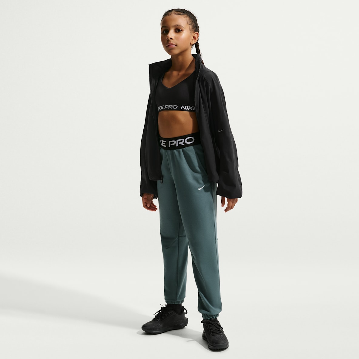 Nike Pro Fleece Big Kids' (Girls') Dri-FIT Joggers