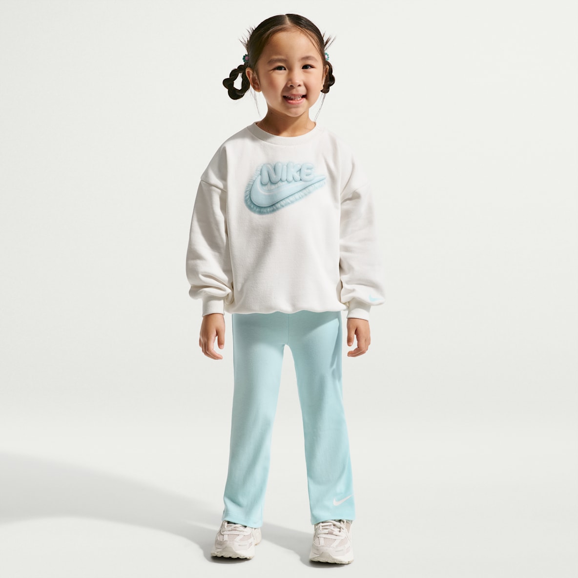 Nike Conjunto de leggings y sudadera de cuello redondo Dream Float Boyfriend infantil