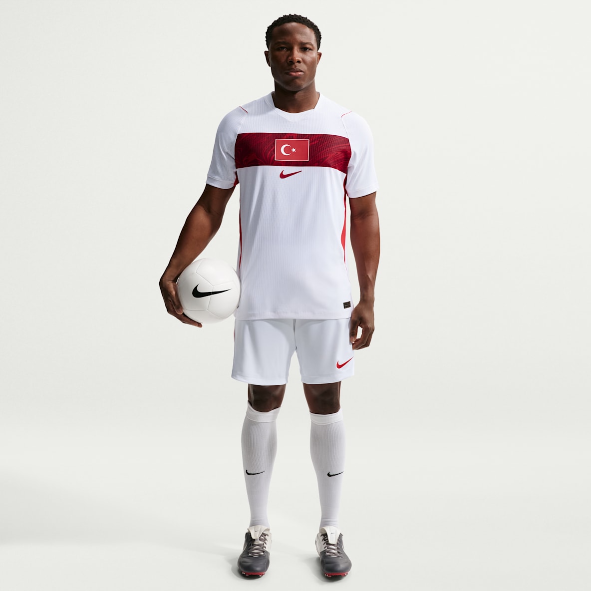 Turkey 2026 Stadium Home Men's Nike Dri-FIT Football Replica Shorts