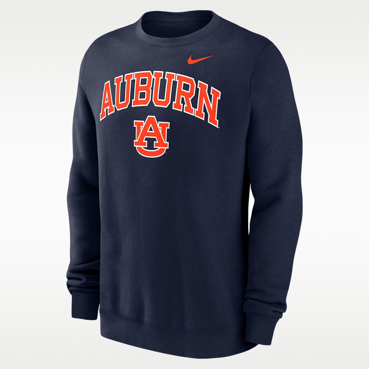 Auburn Arch Sudadera de cuello redondo sin cierre universitaria Nike para hombre