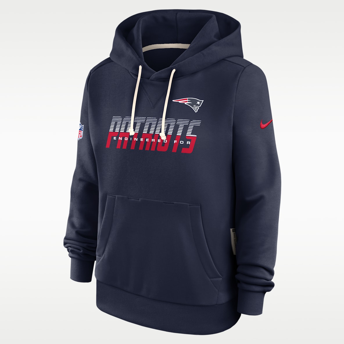 New England Patriots Sideline Standard Issue Women's Nike Dri-FIT NFL Pullover Hoodie