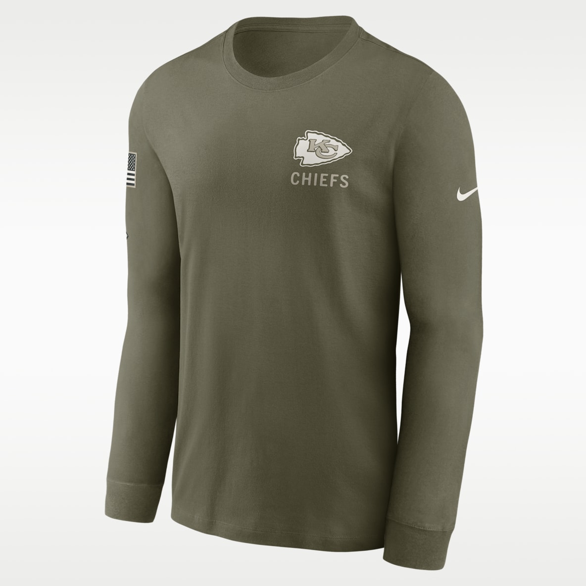 Kansas City Chiefs Salute to Service Men's Nike NFL Long-Sleeve T-Shirt