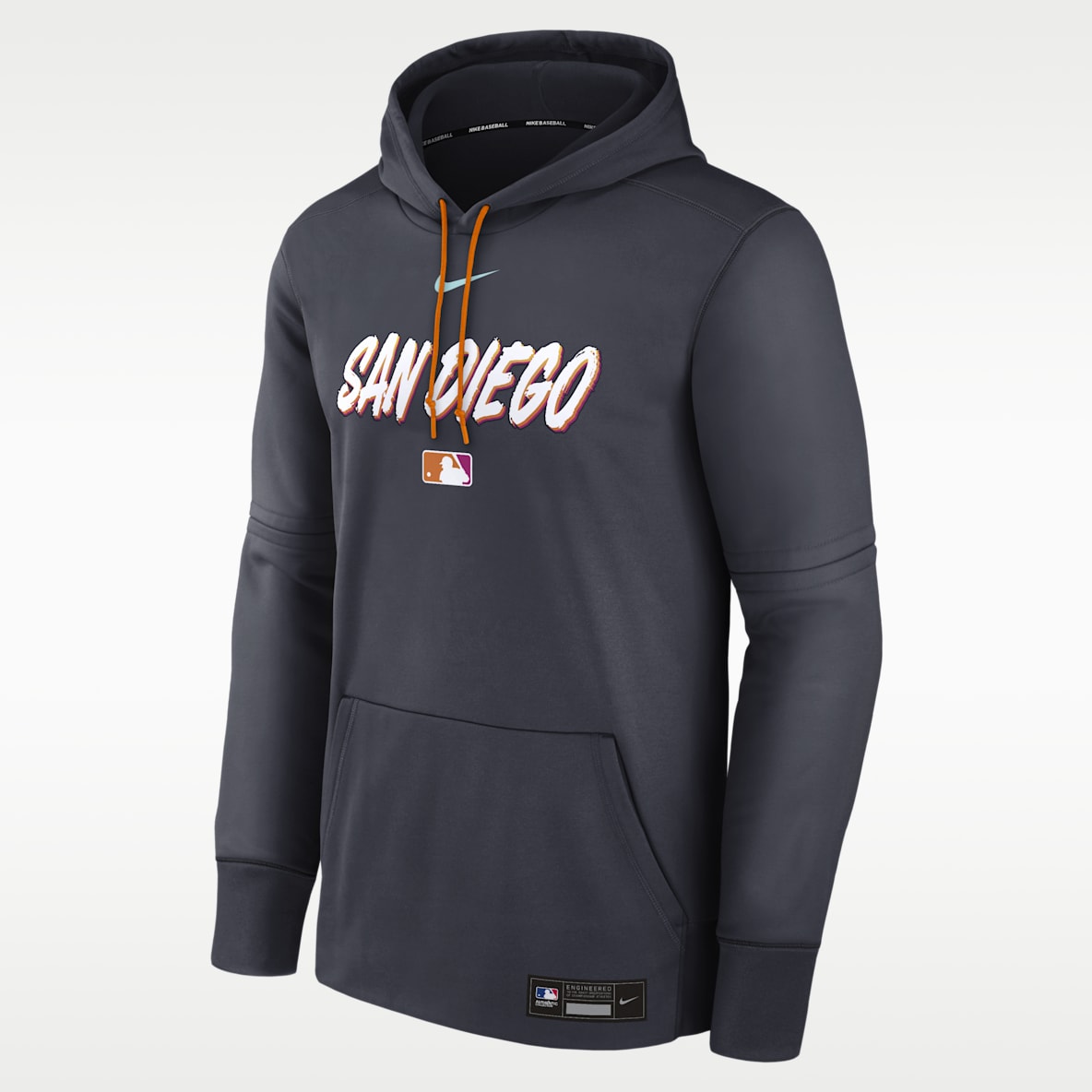 San Diego Padres Authentic Collection City Connect Men's Nike Therma MLB Pullover Hoodie