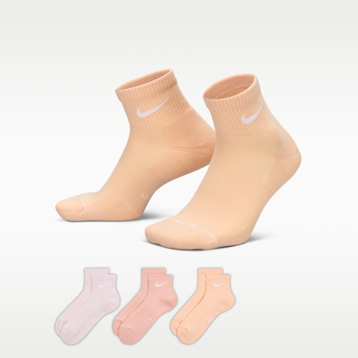 Nike Everyday Elevated Ankle Socks (3 Pairs)