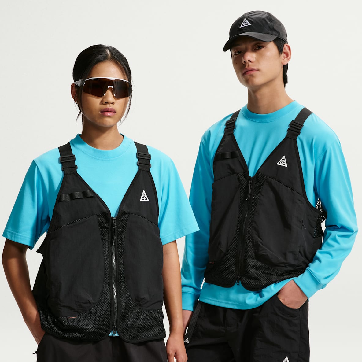 ぺ*様 Nike ブラック キルティング ベスト ACG ダウンベスト 激レアX 
