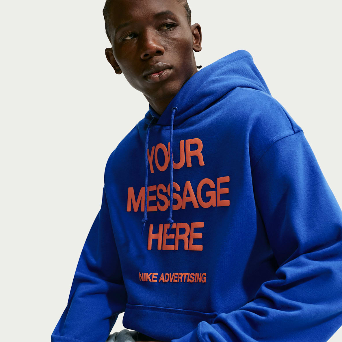 Nike "Your Message Here" Sweat à capuche en tissu Fleece pour homme