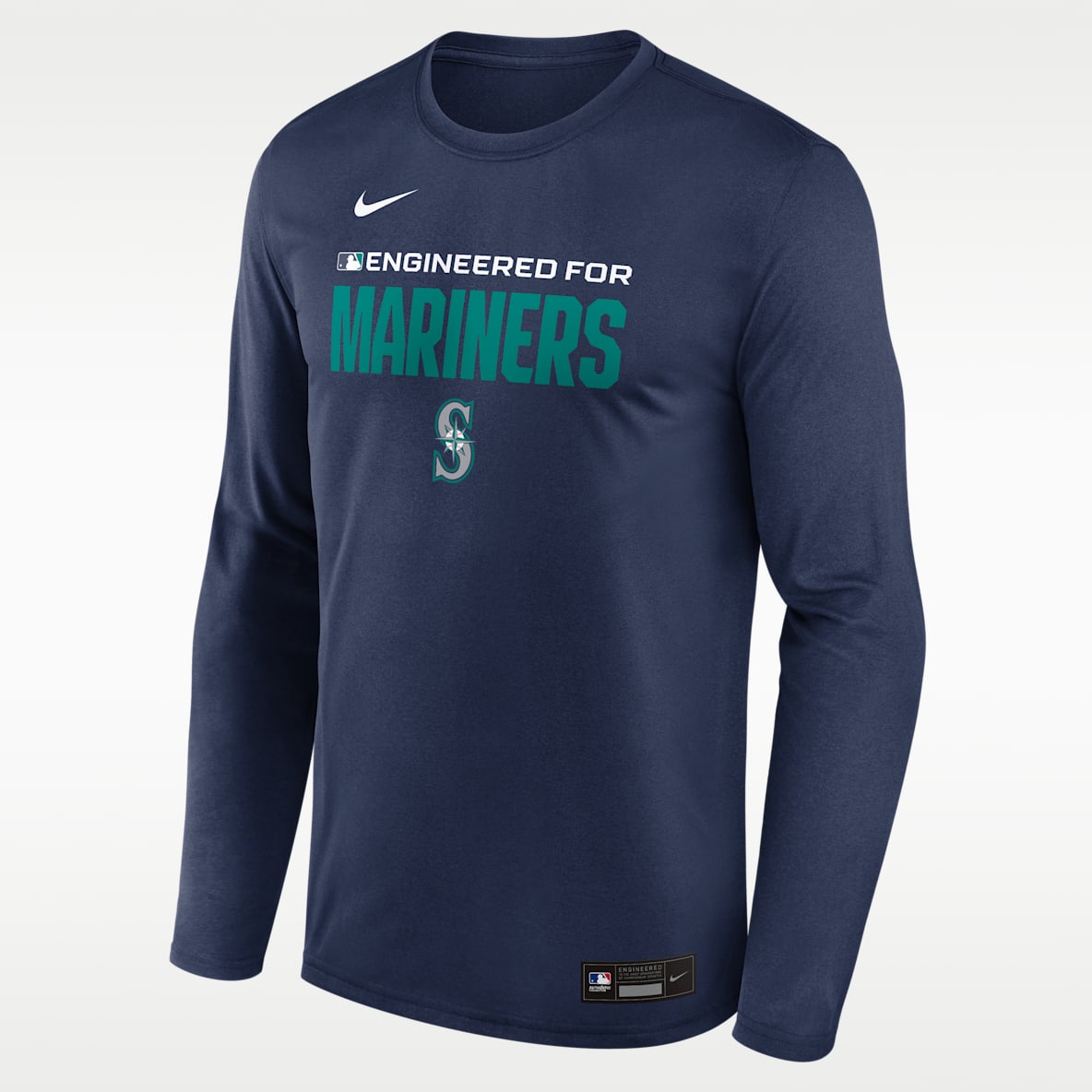 Seattle Mariners Authentic Collection Team Issue Men's Nike Dri-FIT MLB Long-Sleeve T-Shirt