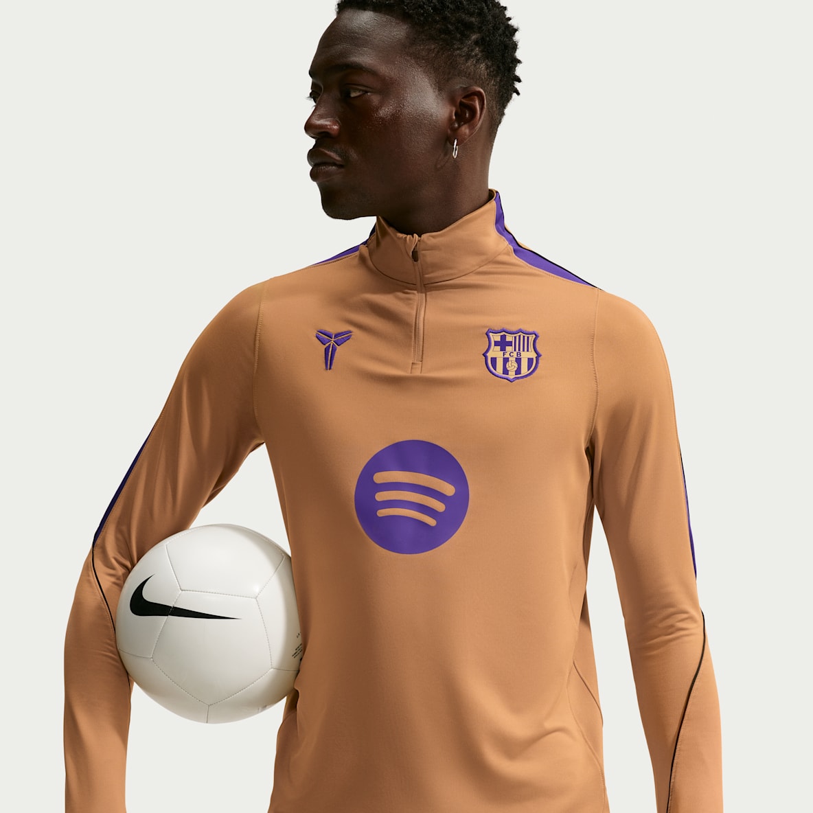 F.C. Barcelona Strike Away Men's Kobe Dri-FIT Football Knit Drill Top