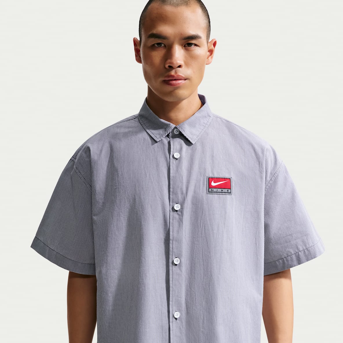 Nike Life Men's Short-Sleeve Button-Down Top