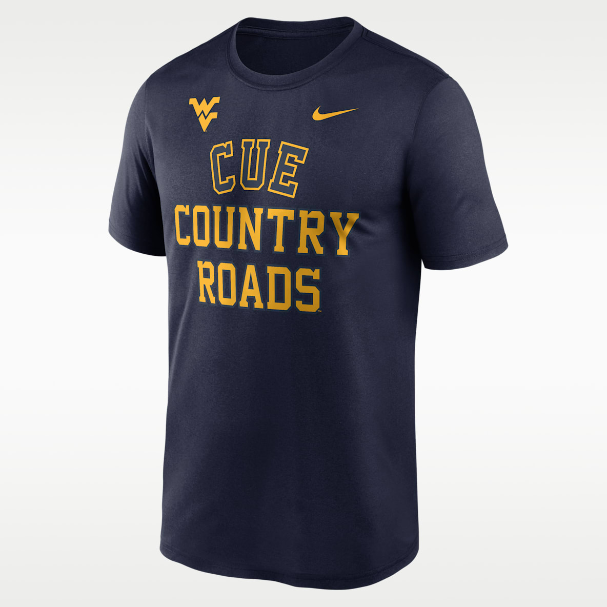 West Virginia Primetime Arch Mantra Legend Men's Nike Dri-FIT College T-Shirt