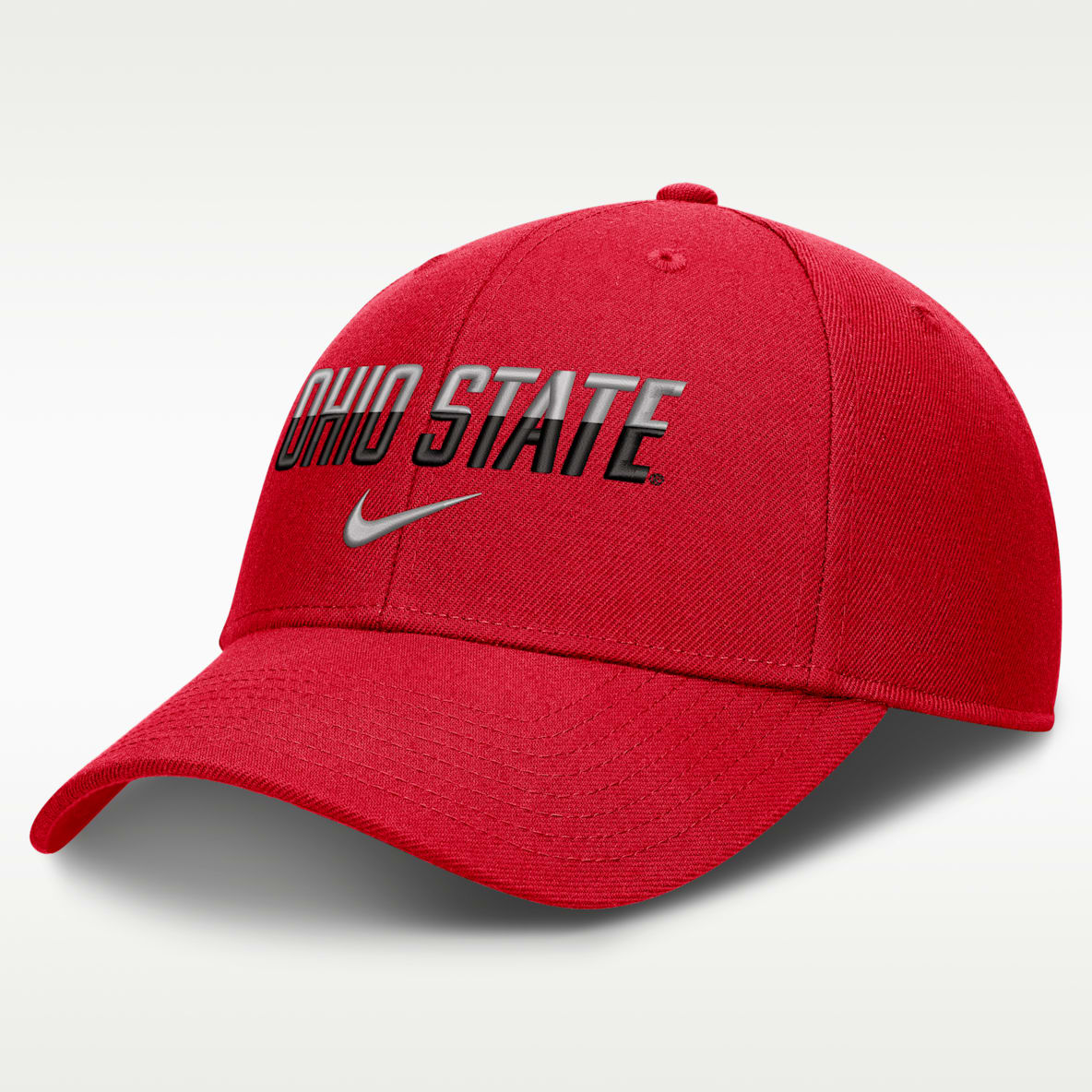 Ohio State Sideline Rise Gameday Men's Nike Dri-FIT College Trucker Adjustable Hat