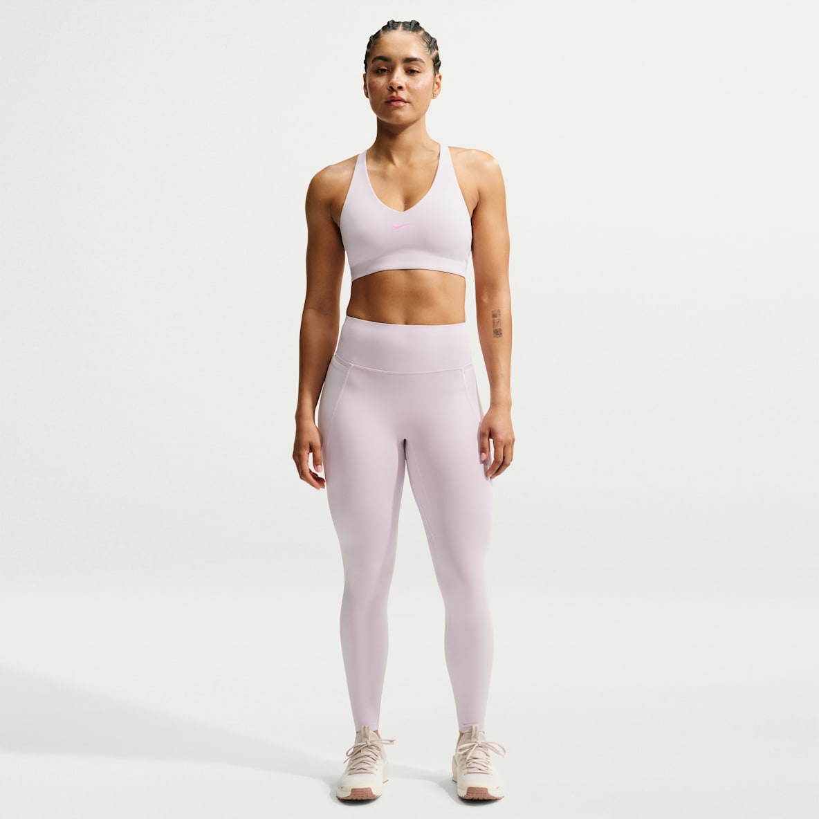 Nike Universa Women's High-Waisted 7/8 Leggings with No Front Seam