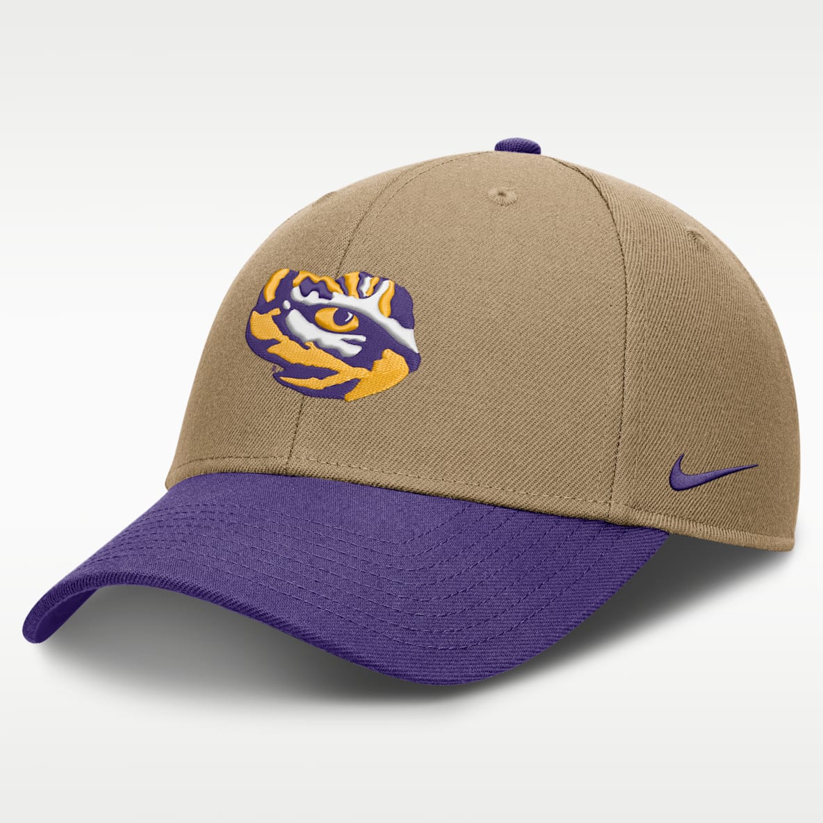 LSU Primetime Rise Men's Nike Dri-FIT College Trucker Adjustable Hat