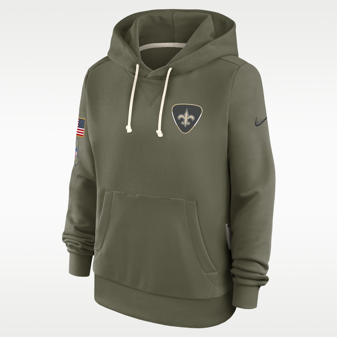 New Orleans Saints Salute to Service Sideline Women's Nike Dri-FIT NFL Pullover Hoodie