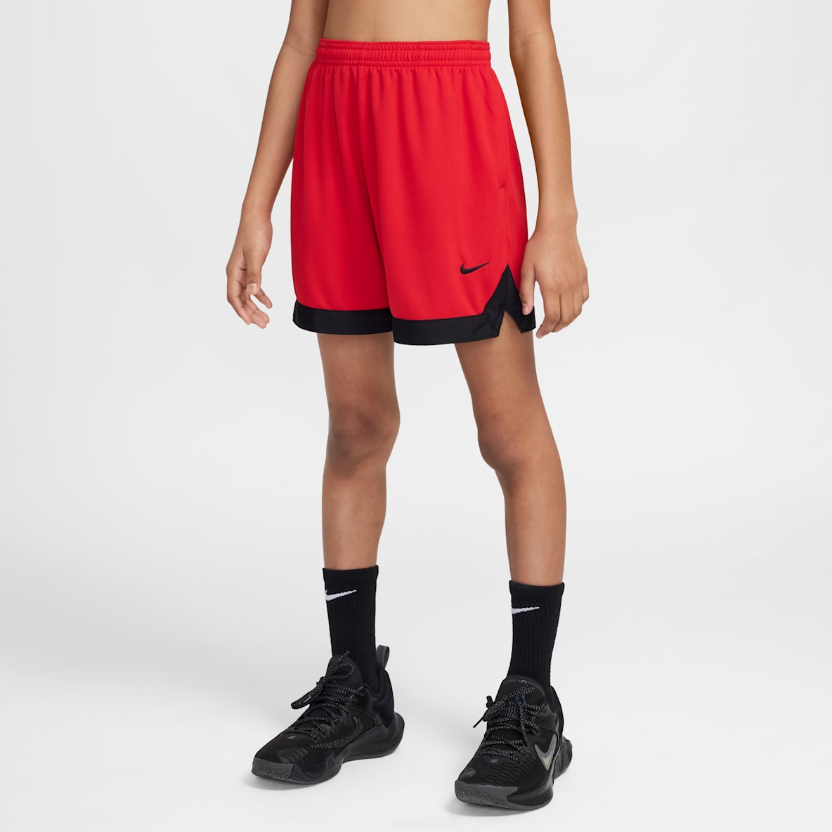 Nike Court Shorts de básquetbol Dri-FIT de 13 cm para niños talla grande
