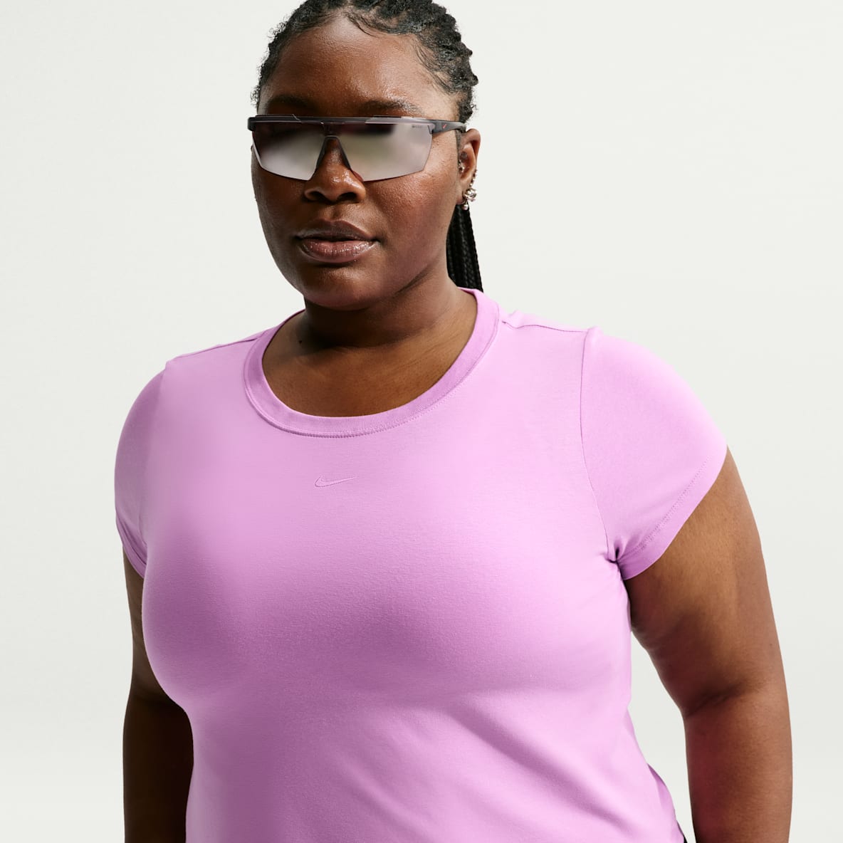 Nike Sportswear Chill Knit Women's Cropped T-Shirt (Plus Size)