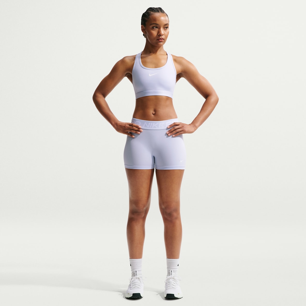 Nike Pro Shorts de ciclismo de tiro medio de 8 cm para mujer