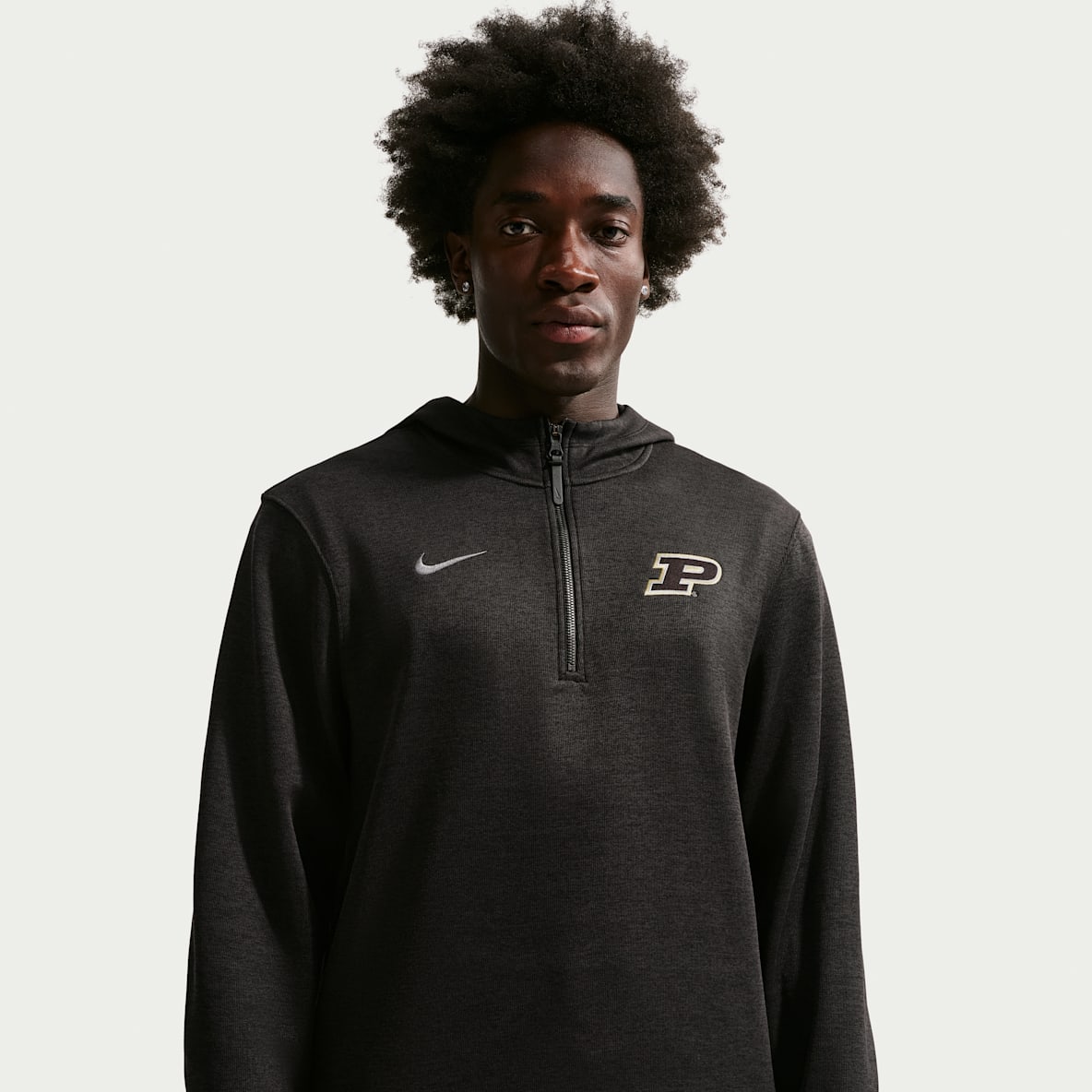 Purdue Boilermakers Nike NCAA Men's Basketball Coaches' Pullover Hoodie